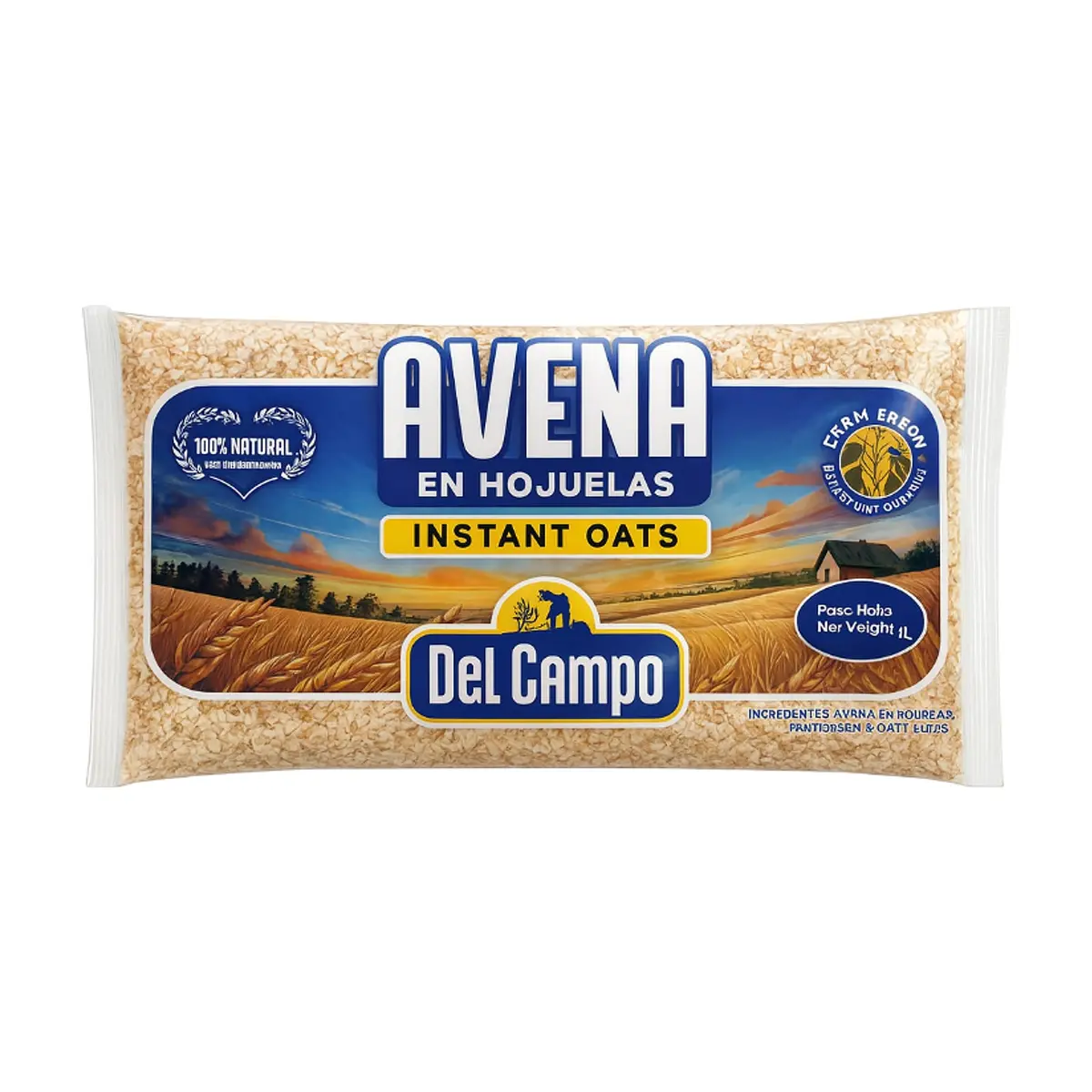Avena en hojuelas Del Campo (454 g / 1 lb)