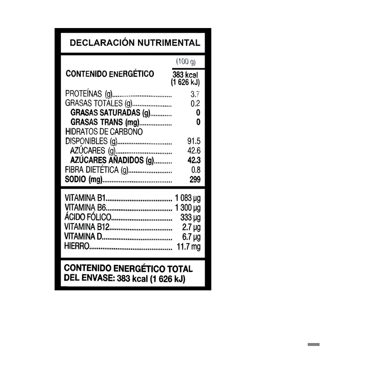 Cereal de maíz inflado y endulzado Kellogg's (100 g / 3.53 oz) - Miniatura 7