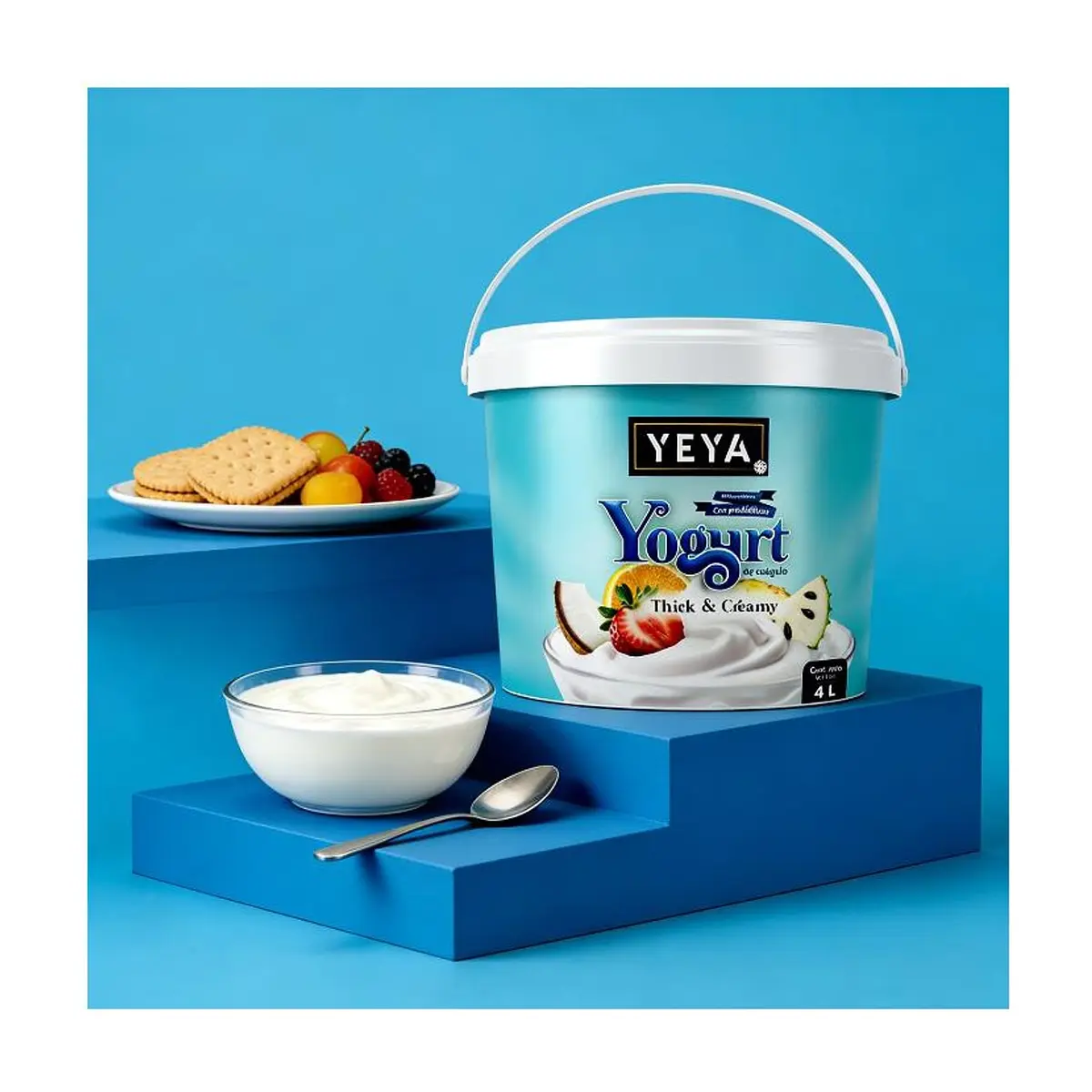 Yogurt natural con azúcar y probióticos YEYA (4 L) - Thumbnail 5