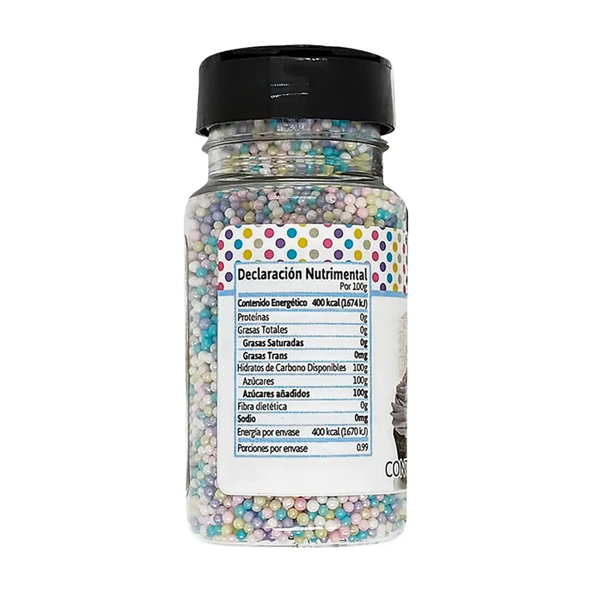 Perlas arcoíris para decorar postres Bakersfield (99 g / 3.5 oz) - Thumbnail 6
