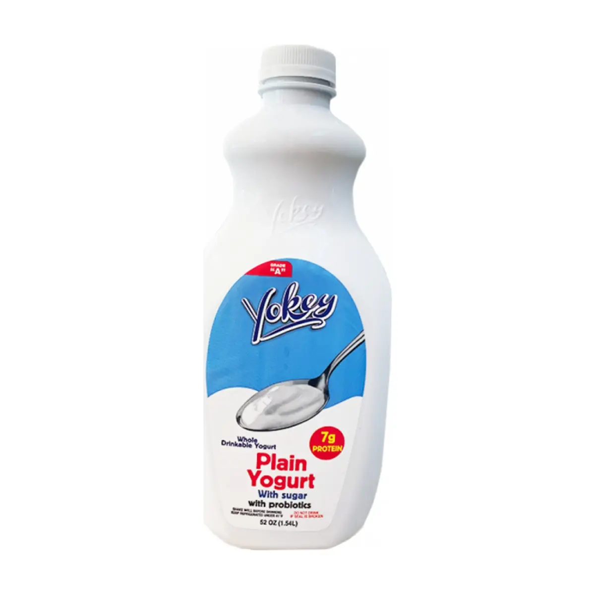 Yogurt natural con azúcar y probióticos Yokey (1.54 L) - Imagen 1