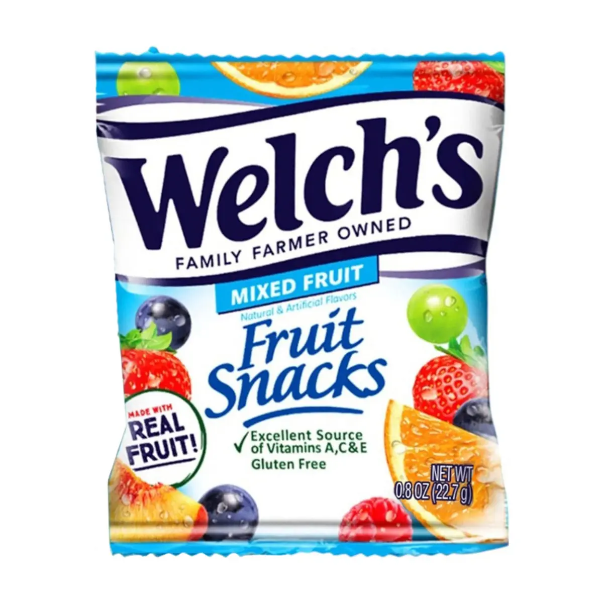 Bocadillos de frutas mixtas Welch's (22.7 g)