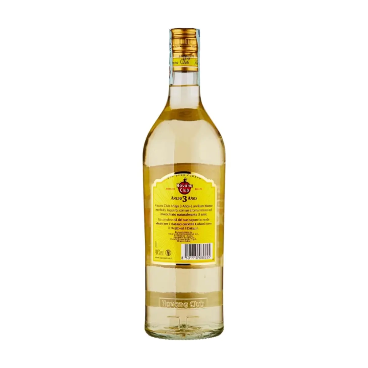 Botella de ron blanco añejo 3 años 40 % vol Havana Club (1 L) - Thumbnail 5