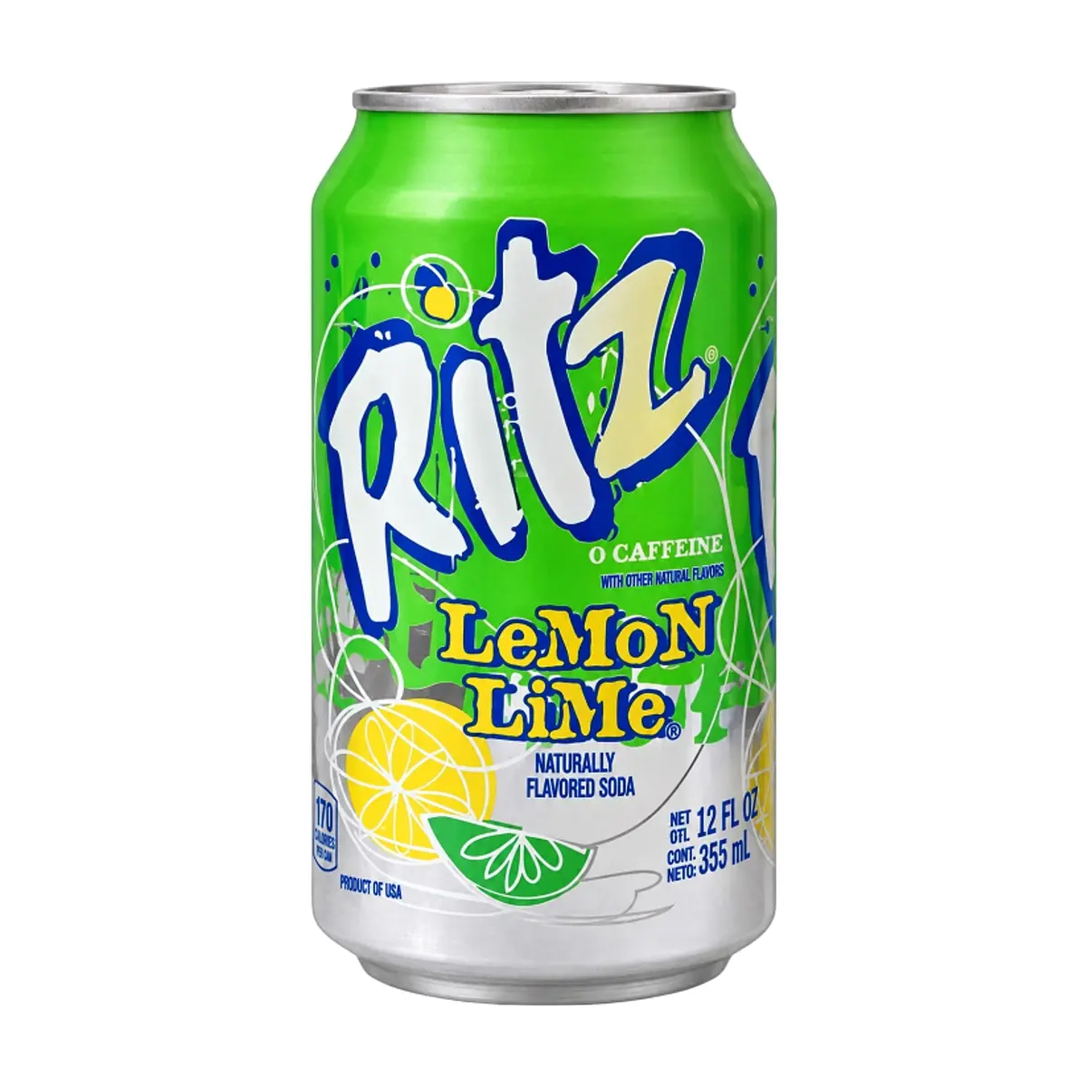 Refresco gaseado lima-limón Ritz (355 ml)
