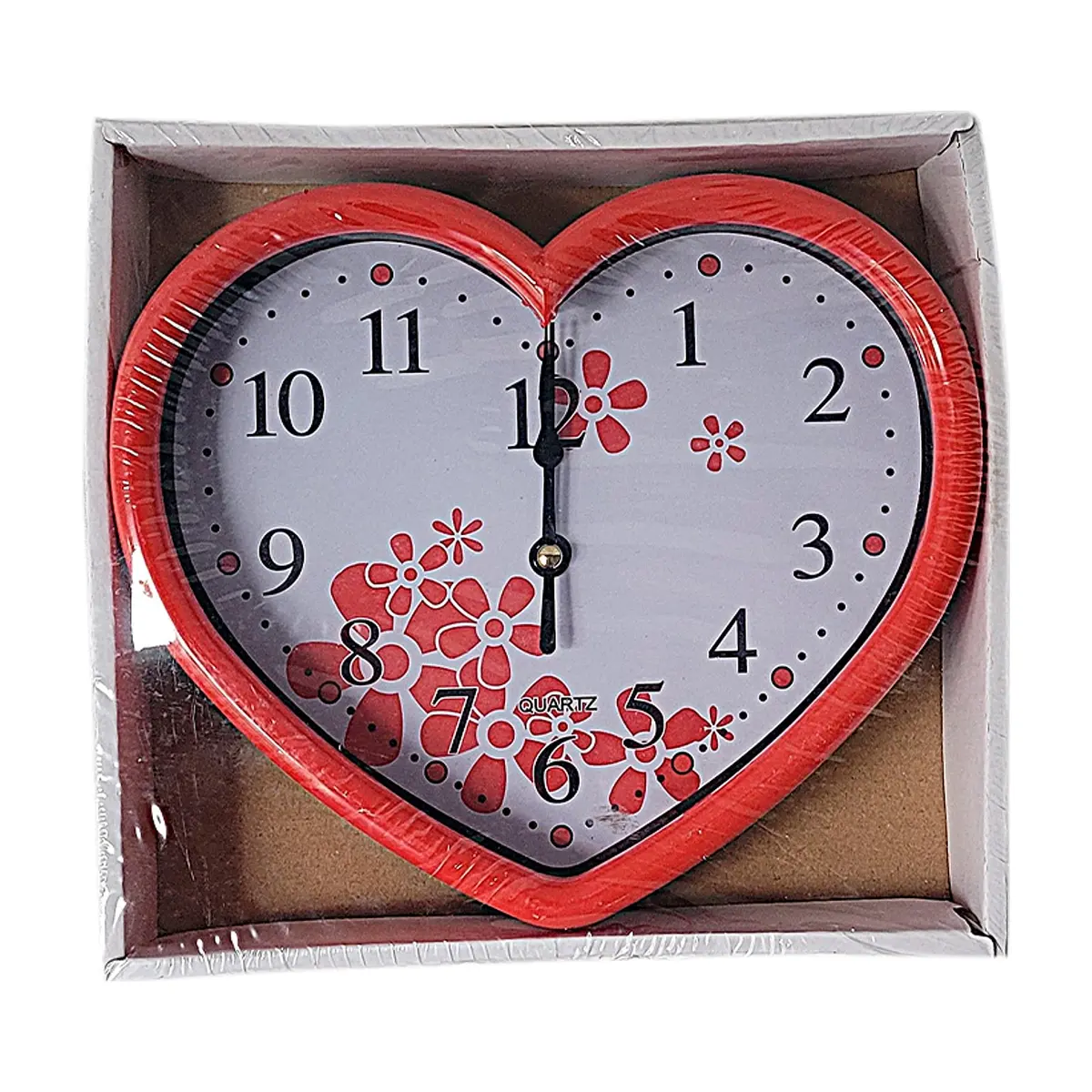 Reloj decorativo de pared en forma de corazón 21 cm Yanda - Thumbnail 3