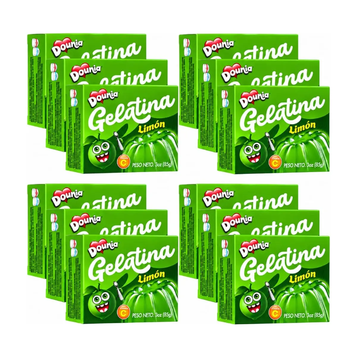 Gelatina con sabor a limón Dounia (12 x 85 g / 3 oz) - Miniatura 1