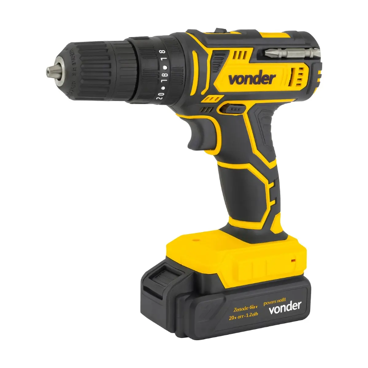 Taladro atornillador de 20 V a batería con impacto PFV020I Vonder