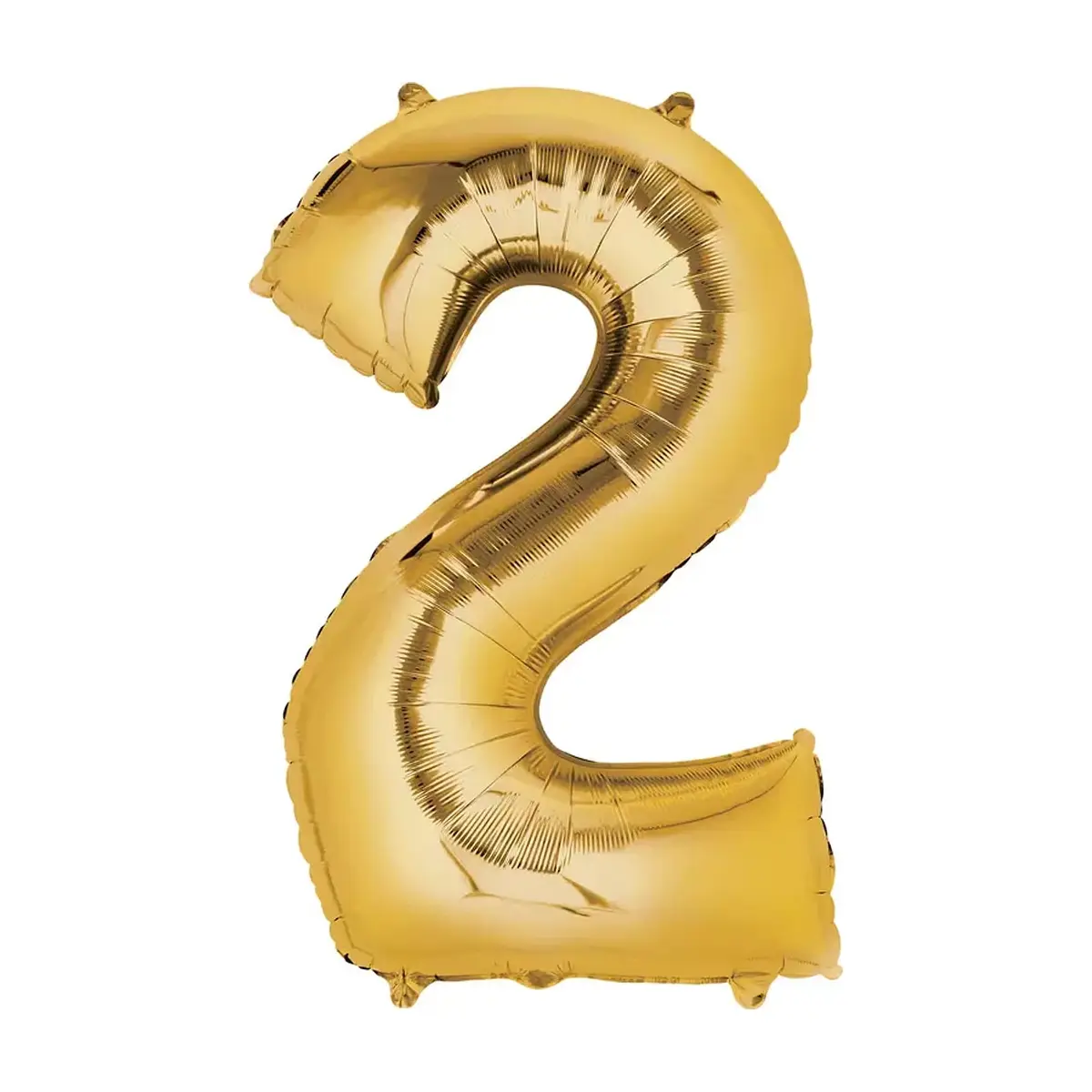 Globo dorado número 2 - 14''