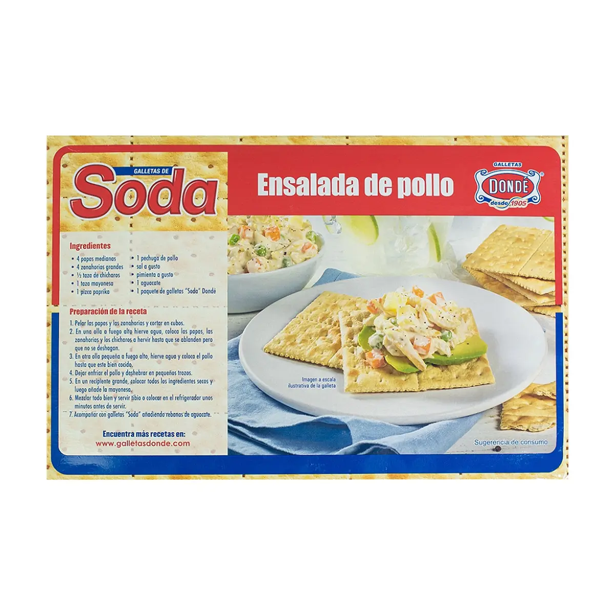 Galletas de soda Dondé (800 g / 1.76 lb) - Thumbnail 4