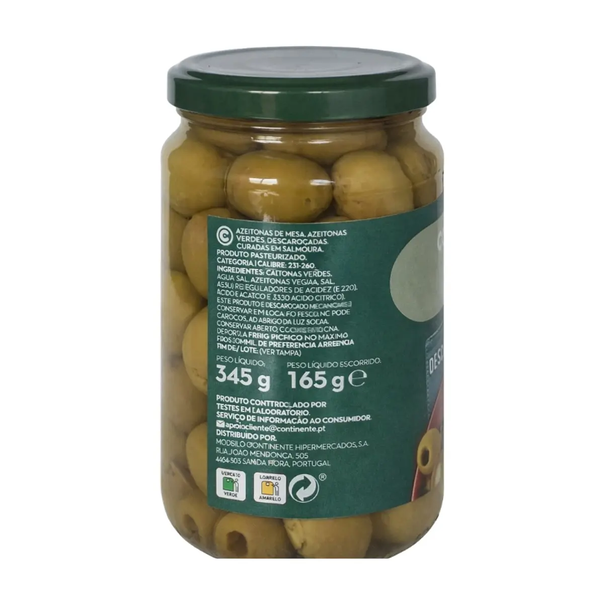 Aceitunas verdes sin hueso Continente (345 g / 12.17 oz) - Thumbnail 2
