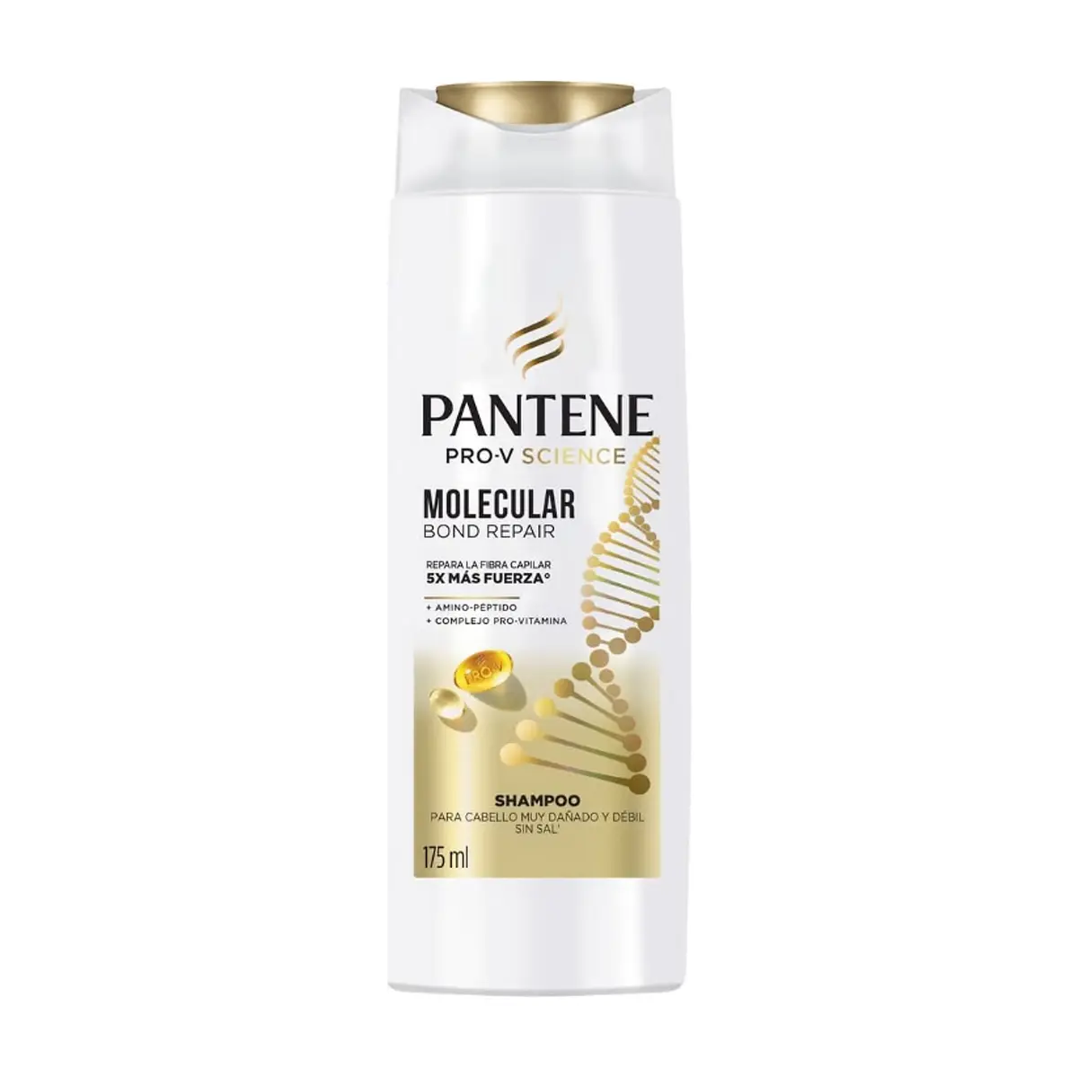 Champú para cabello muy dañado y débil sin sal Molecular Pro-V Science Pantene (175 ml)