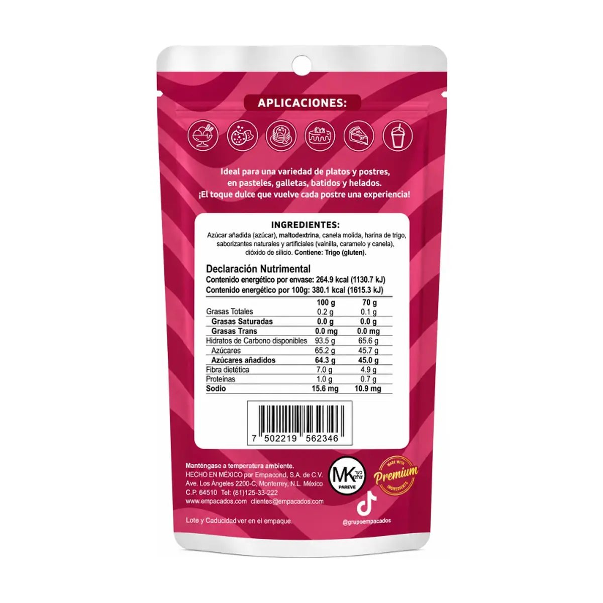 Sazonador sabor canela Pragná (70 g / 2.47 oz) - Thumbnail 2