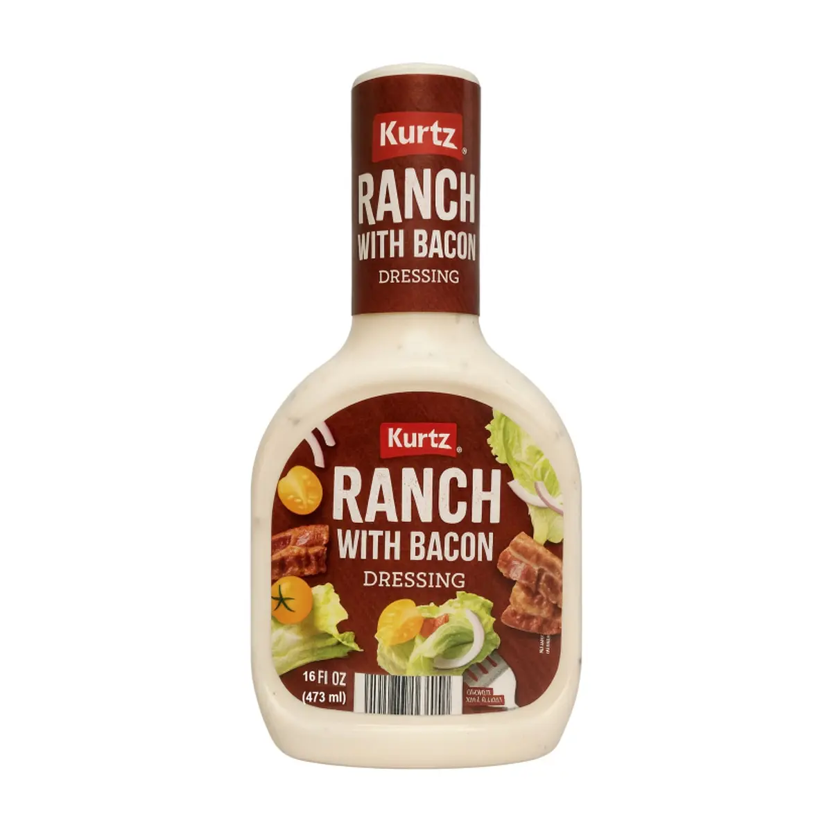 Aderezo ranch con tocino Kurtz (473 ml / 16 fl.oz)