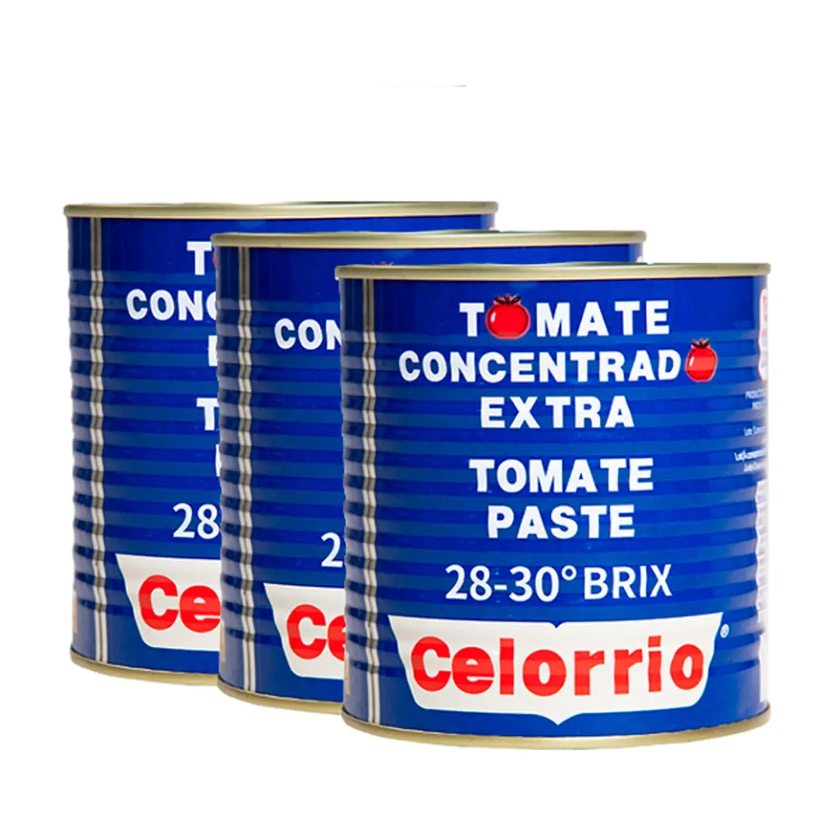 Pasta de tomate concentrado extra Celorrio ( 3 X 800 g / 28.22 oz)