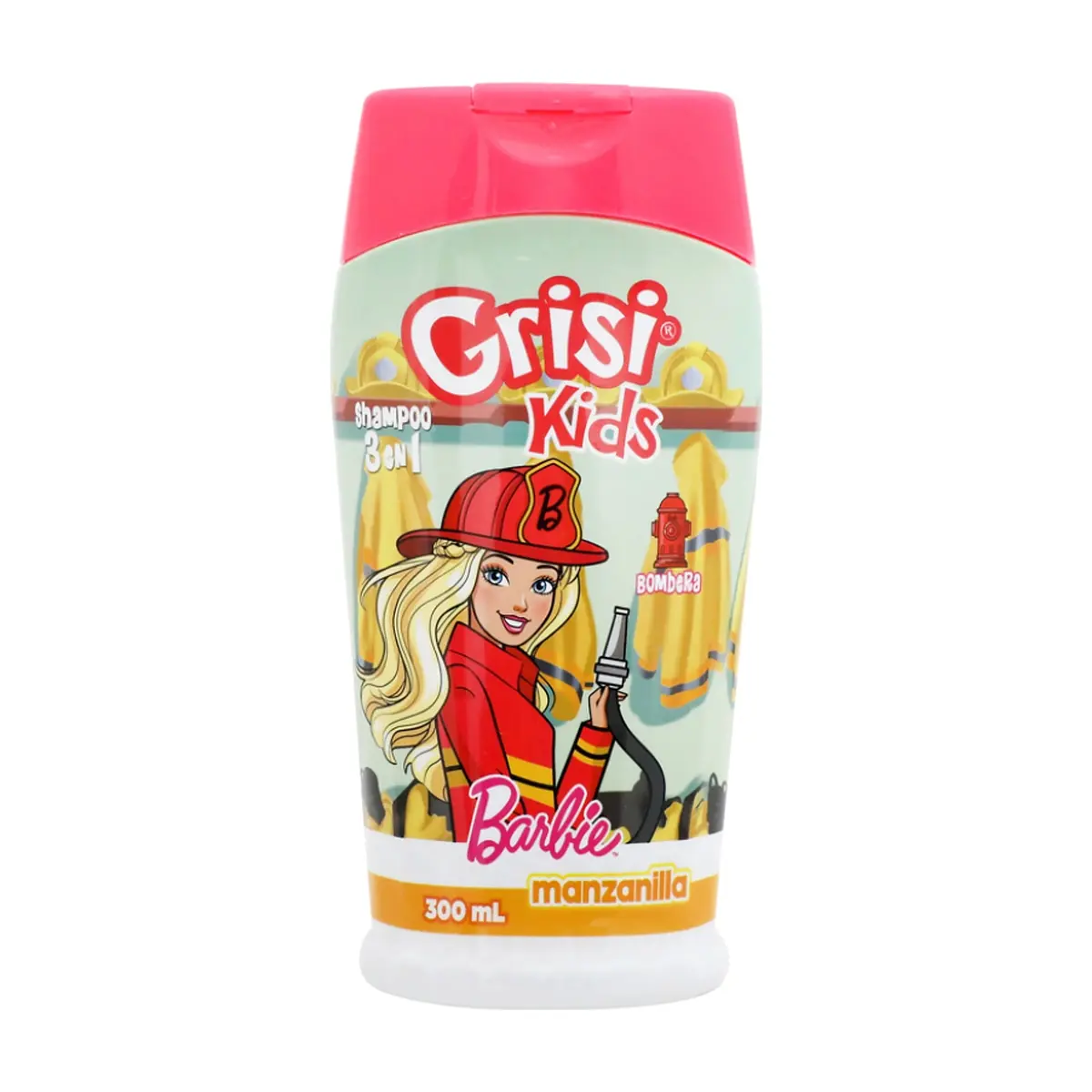 Champú infantil 3 en 1 Barbie Bombera Grisi Kids (300 ml)