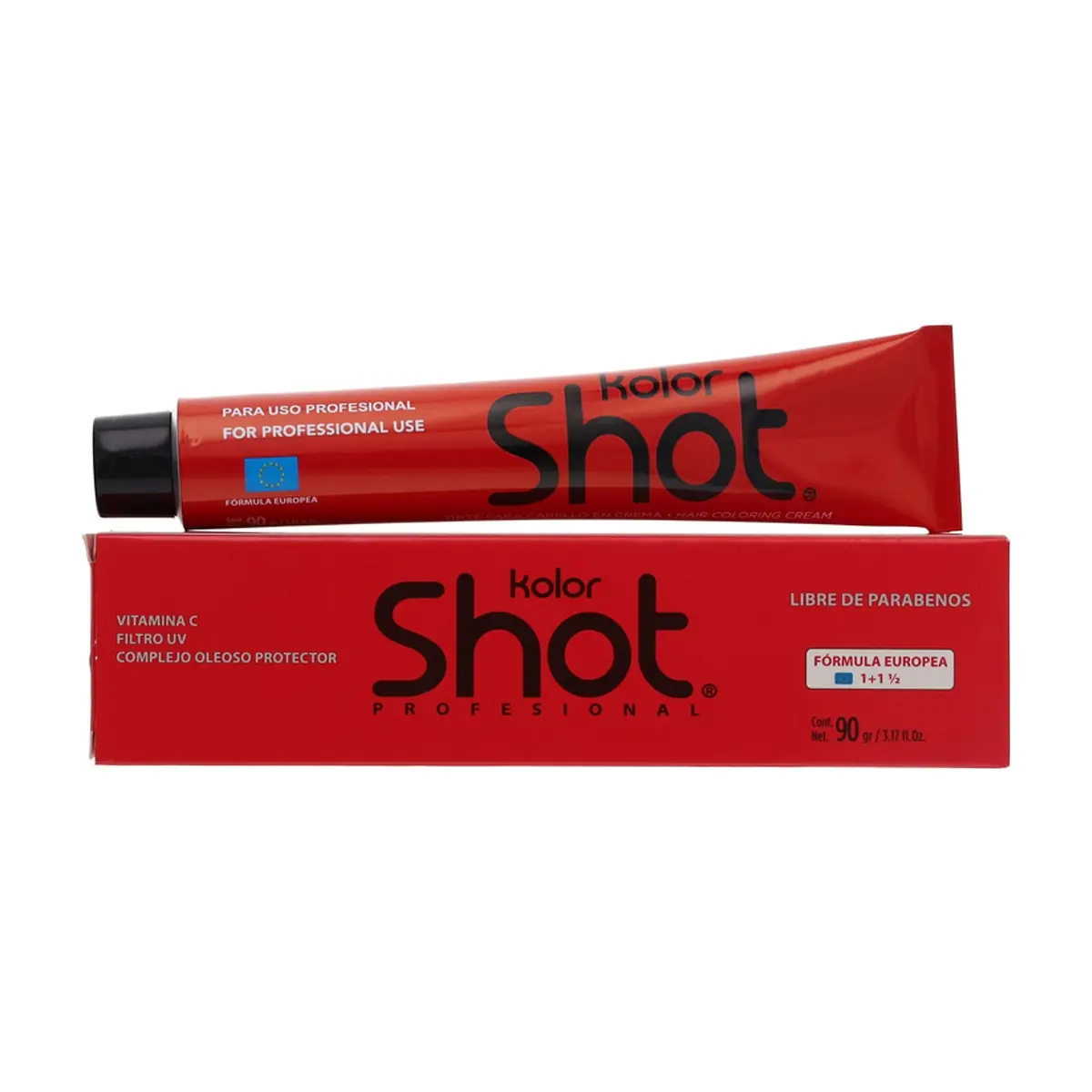 Tinte en crema rubio claro cobrizo irizado 8.42 Kolor Shot (90 g / 3.17 oz) - Imagen 1