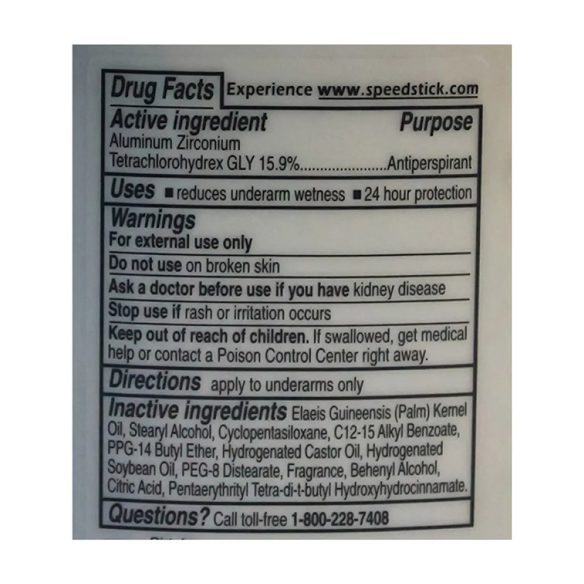 Desodorante en barra antitranspirante energía fresca Speed Stick (85 g / 3 oz) - Miniatura 3