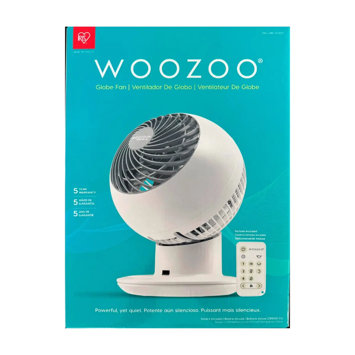Ventilador de globo Woozoo PCF-SC15T-CT - Thumbnail 6
