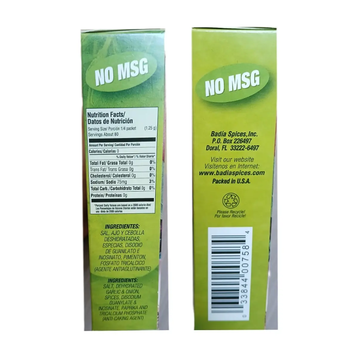Sazón tropical Badia (20 x 5 g / 3.52 oz) - Miniatura 2