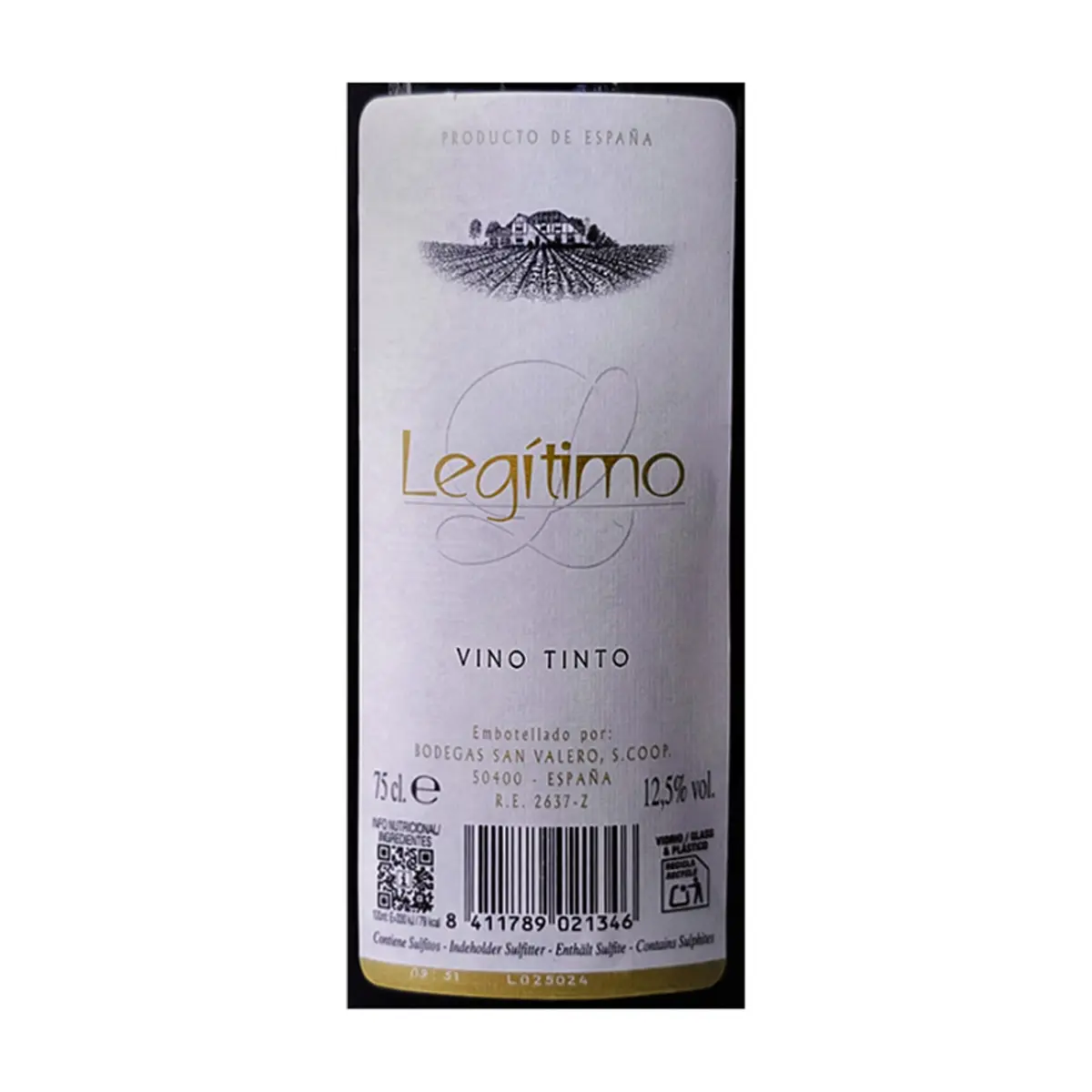 Vino tinto Legítimo (750 ml) - Thumbnail 2