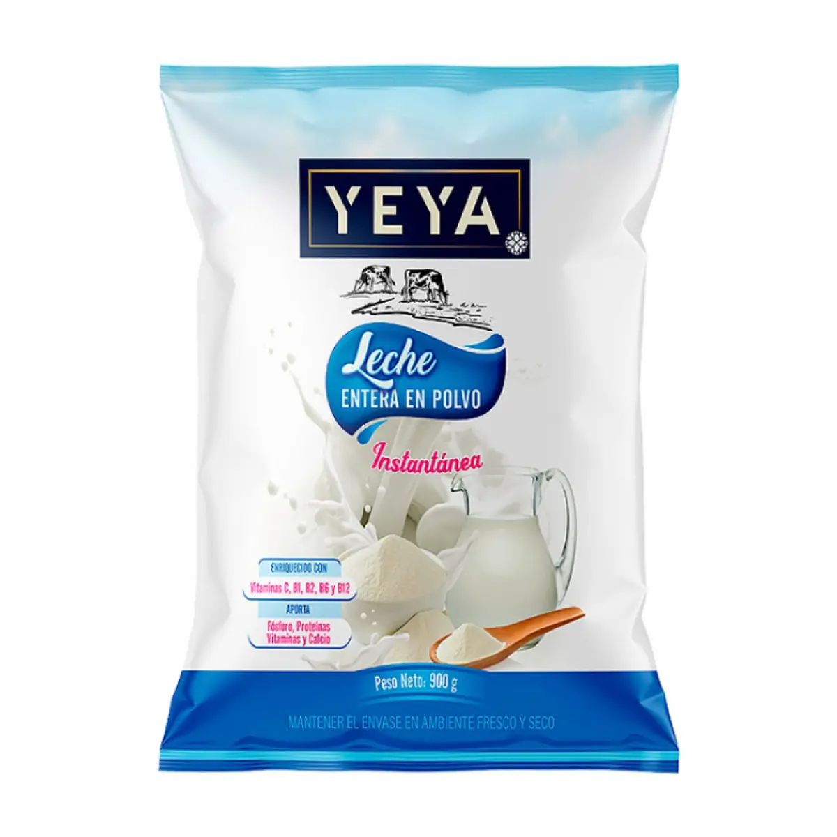 Leche entera en polvo YEYA (900 g / 1.98 lb)