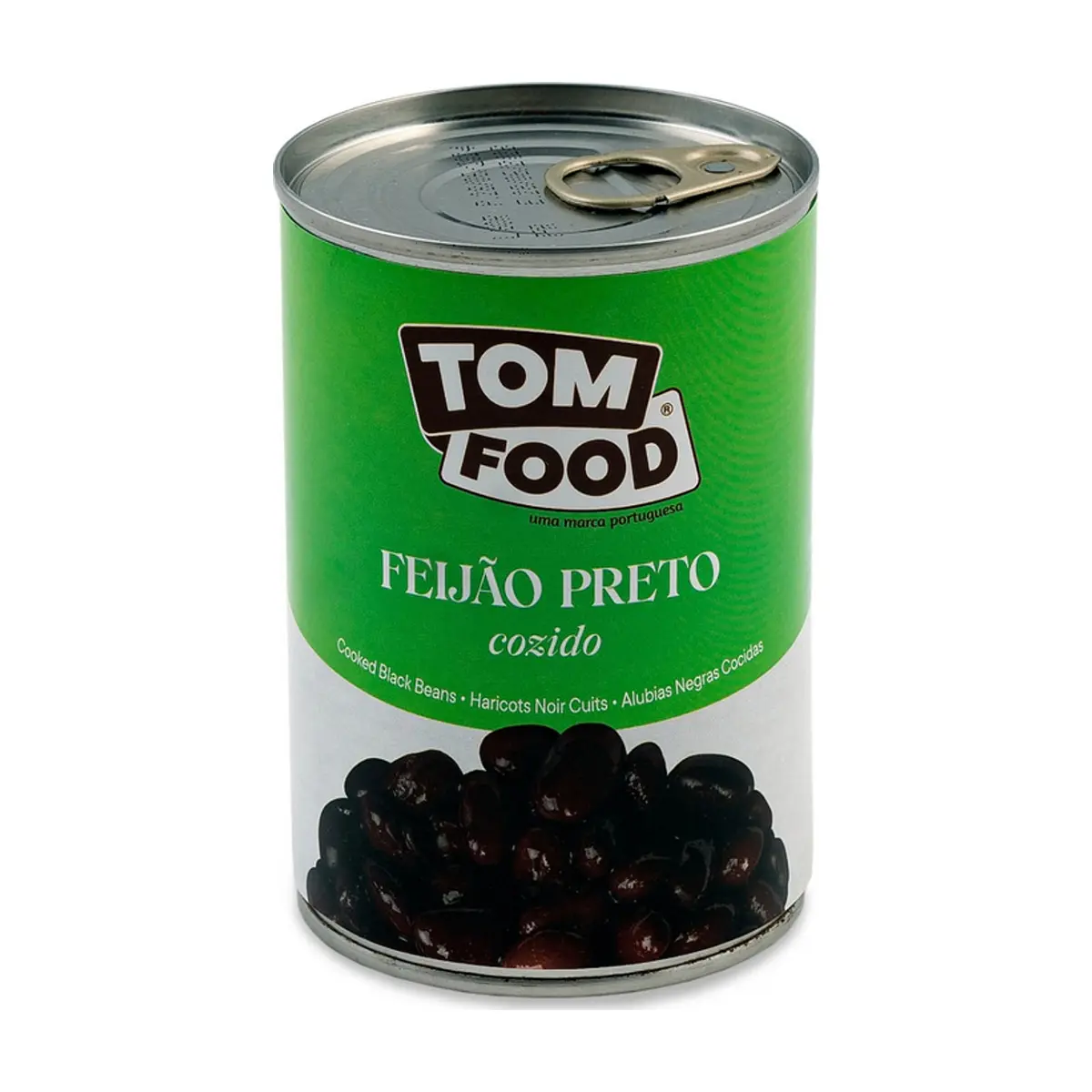 Frijoles negros cocidos Tom Food (425 g / 15 oz)