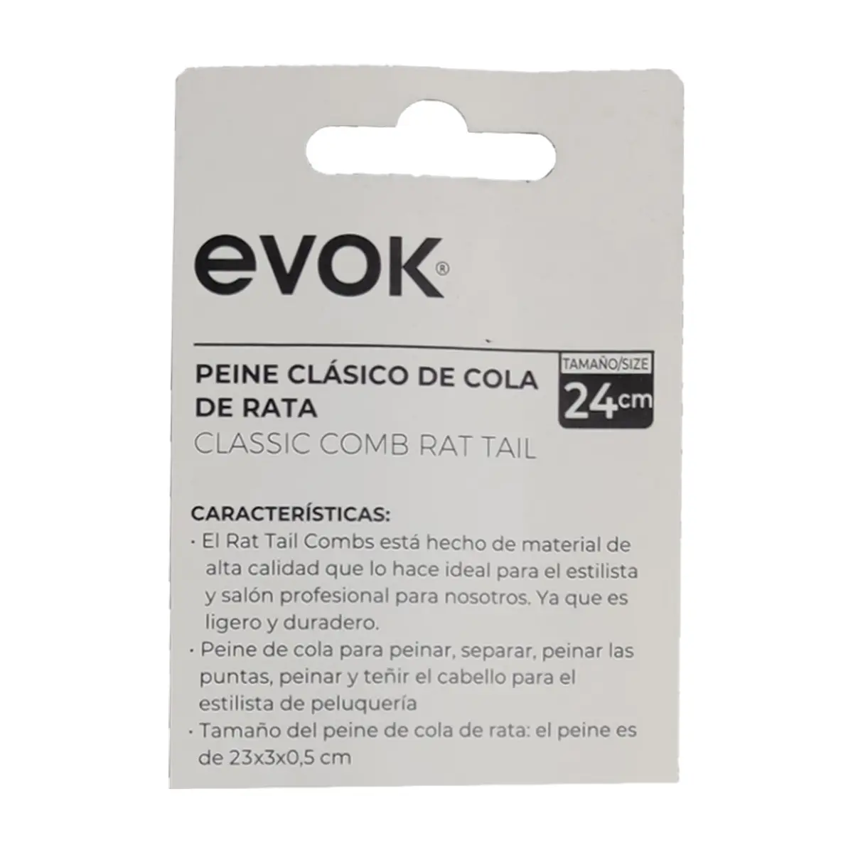 Peine cabo largo para el cabello Evok - Thumbnail 4
