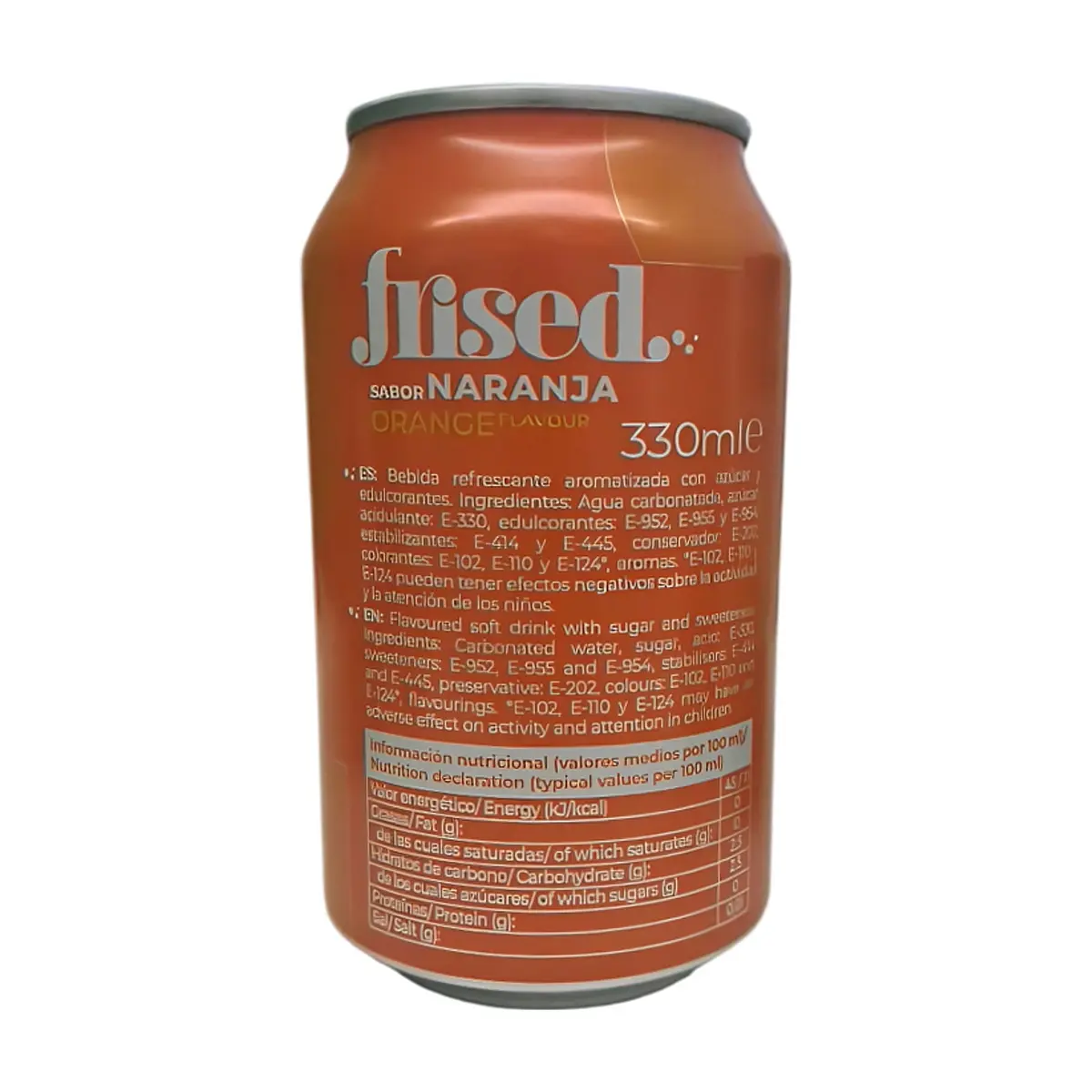Refresco de naranja Frised (12 x 330 ml) - Thumbnail 2