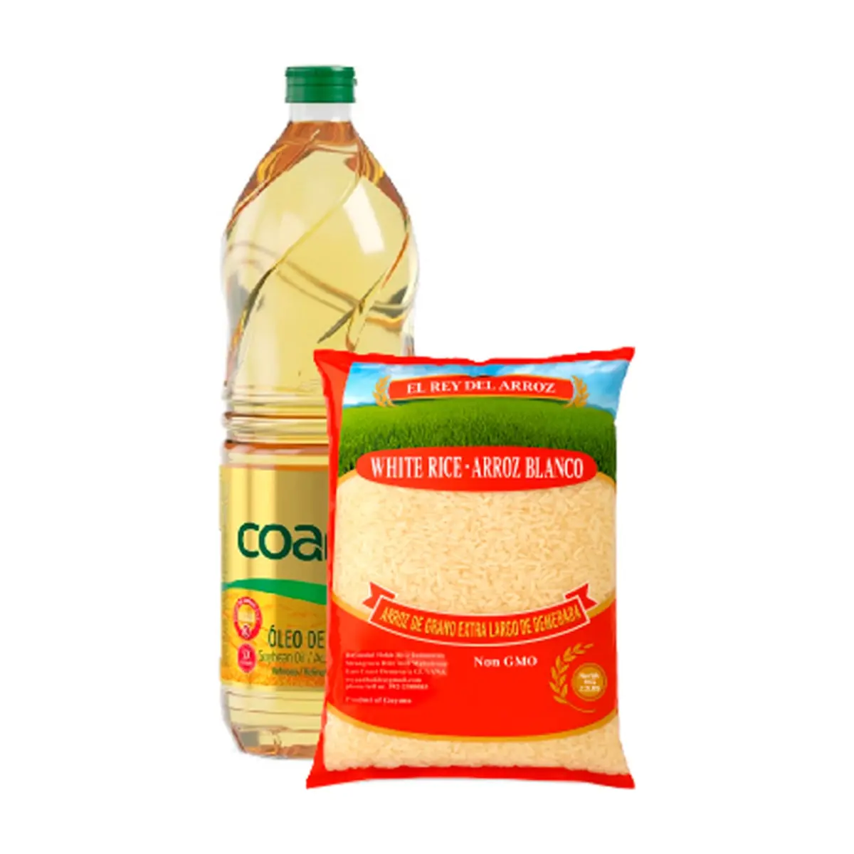 Aceite + Arroz blanco