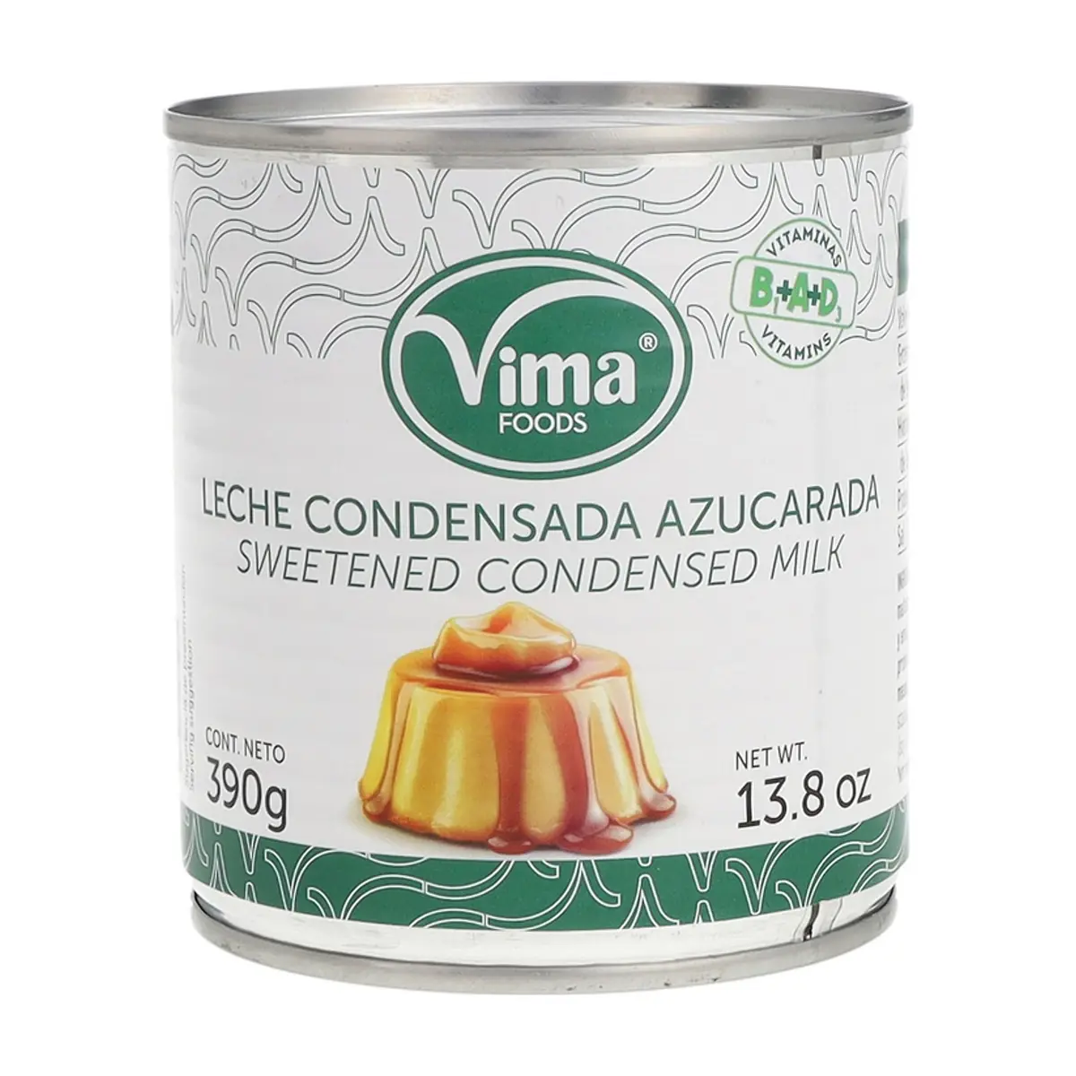 Leche condensada azucarada Vima Foods (390 g / 13.8 oz) - Miniatura 1
