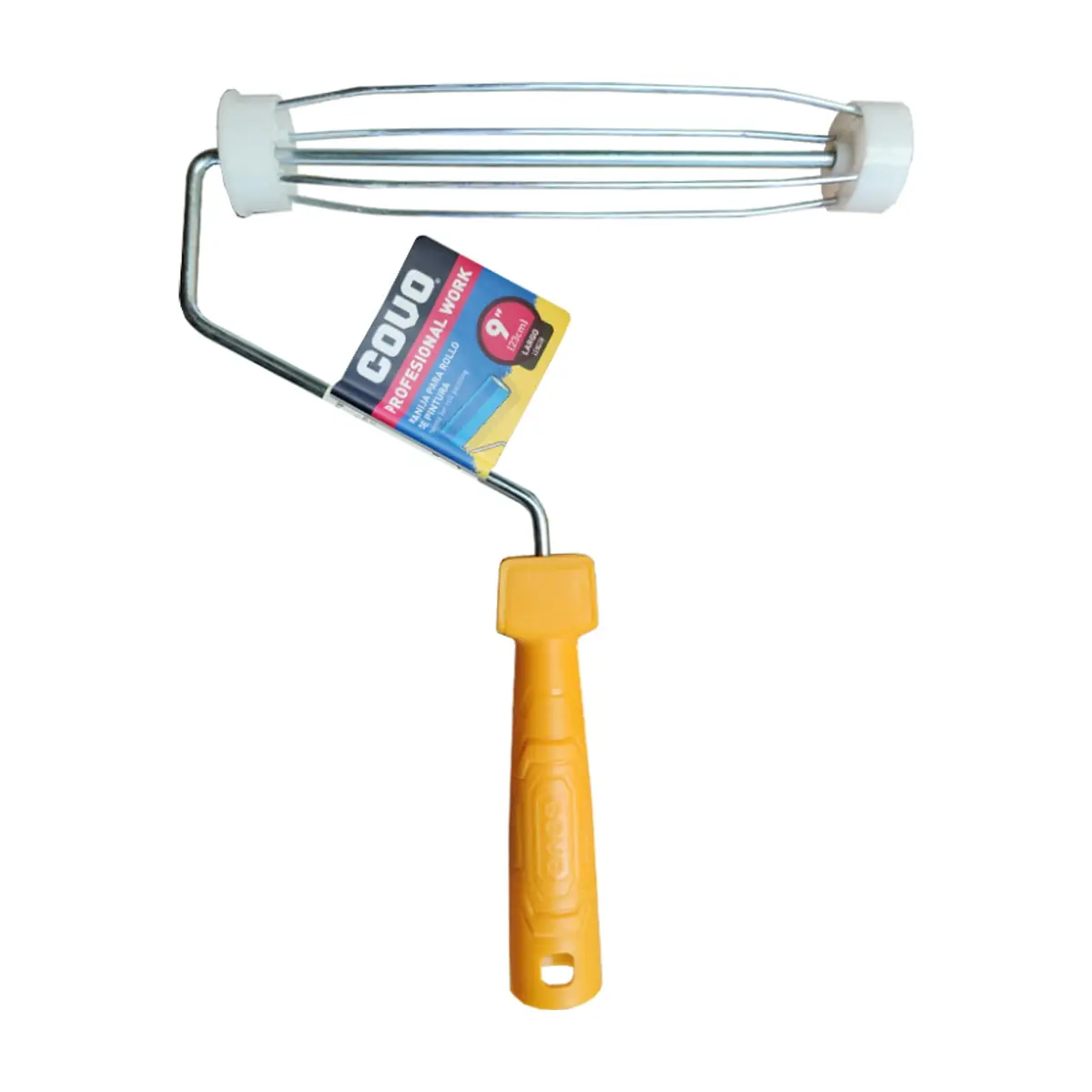 Soporte con manija para rolo - rodillo - de pintar de 9" Covo - Imagen 1