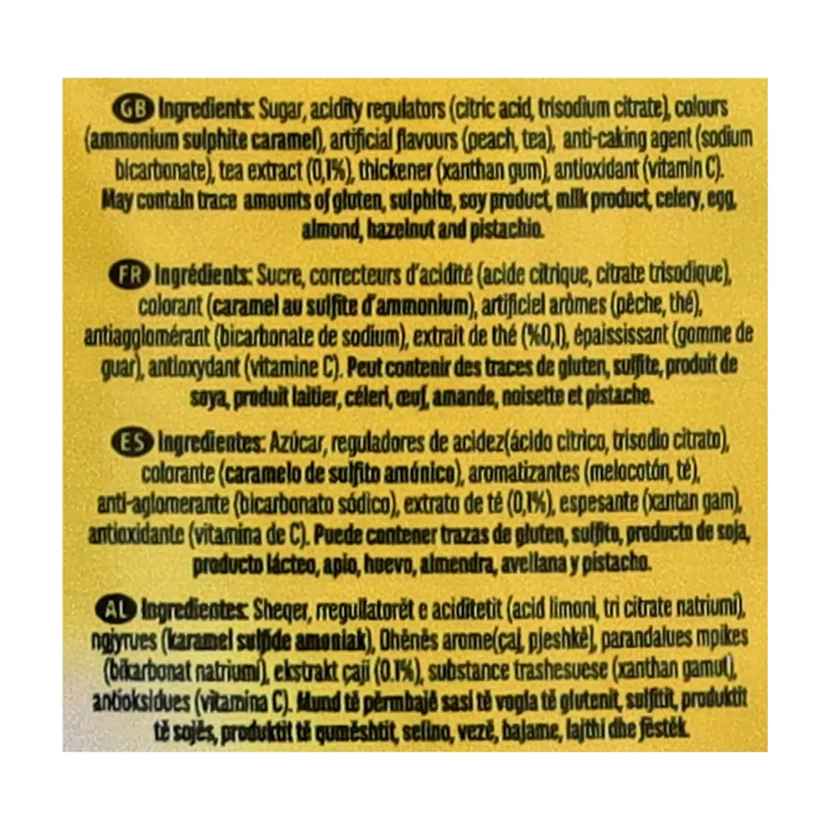 Té instantaneo granulado con sabor a duraznos Kent boringer (350 g / 12.34 oz) - Thumbnail 4