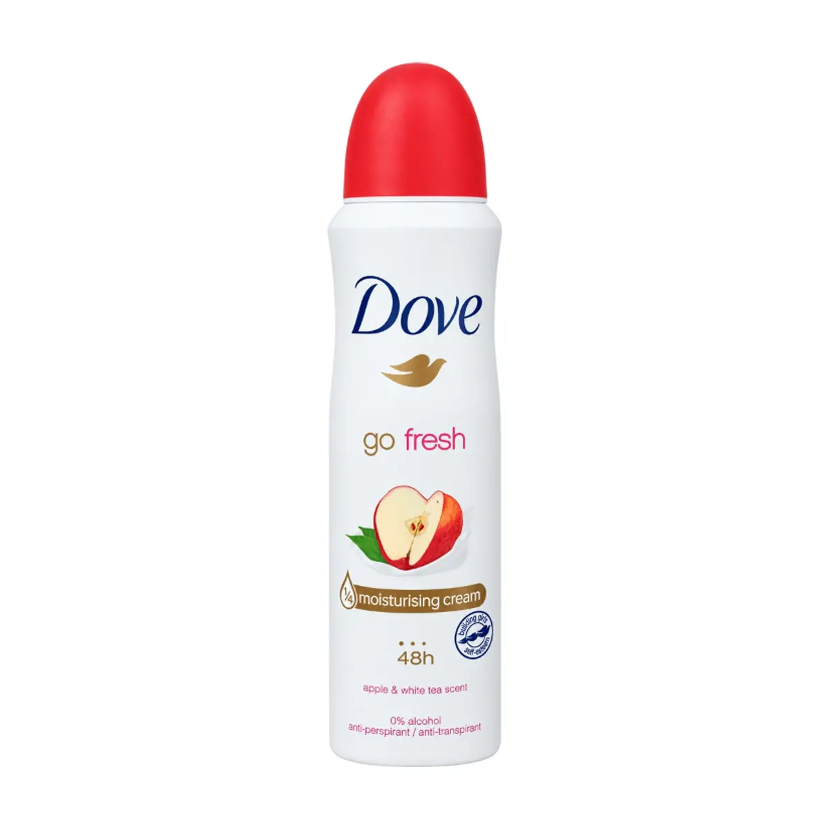 Desodorante en spray antitranspirante de manzana Dove (150 ml)