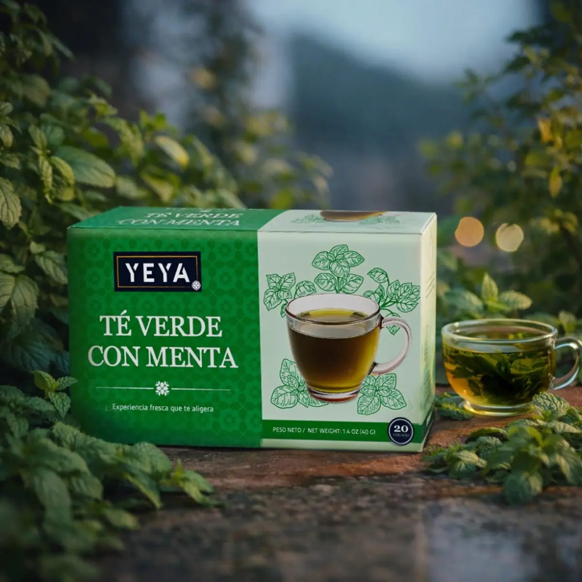 Té verde con menta YEYA (40 g / 1.4 oz) - Thumbnail 3