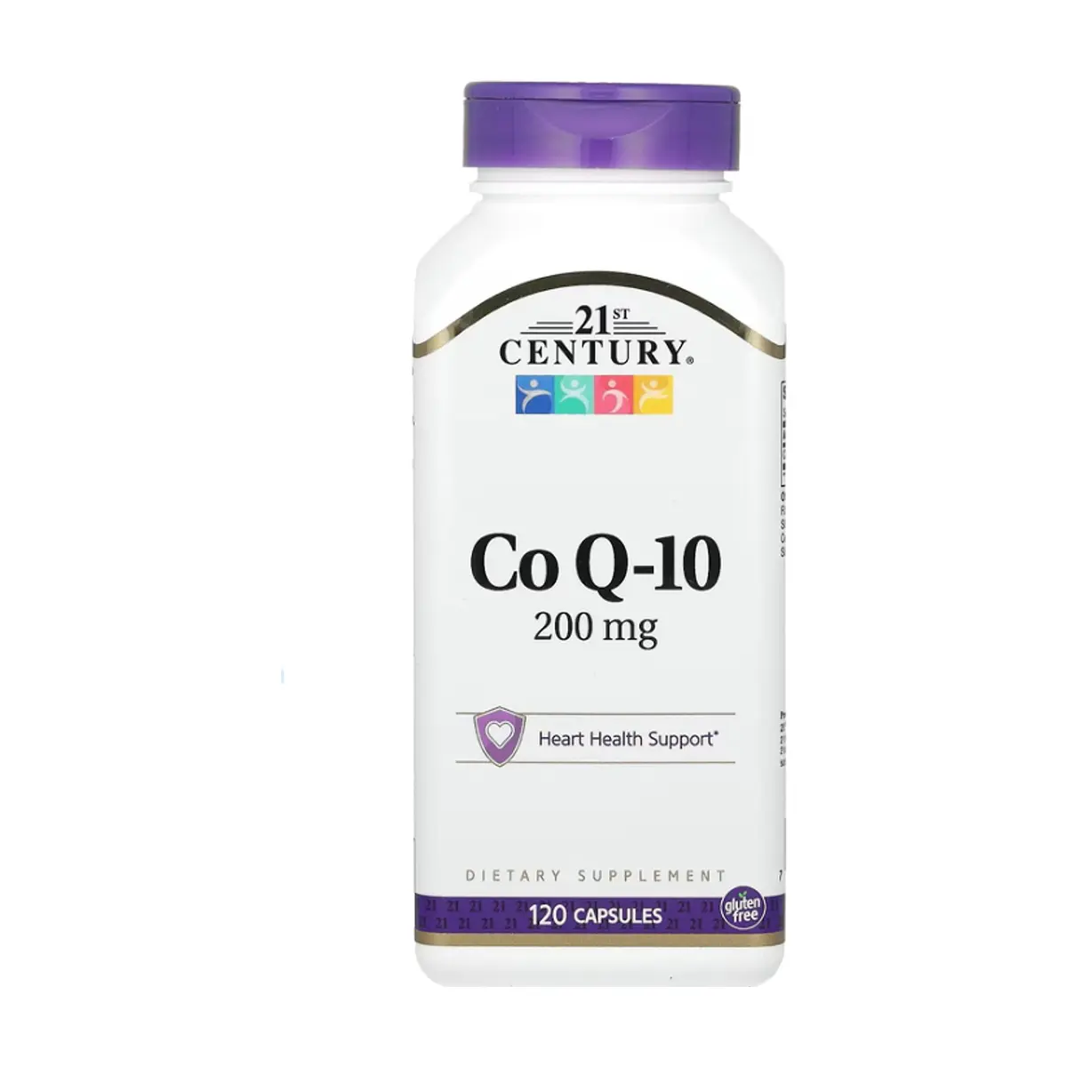 Coenzima Q-10 200 mg 21st Century (120 cápsulas blandas)
