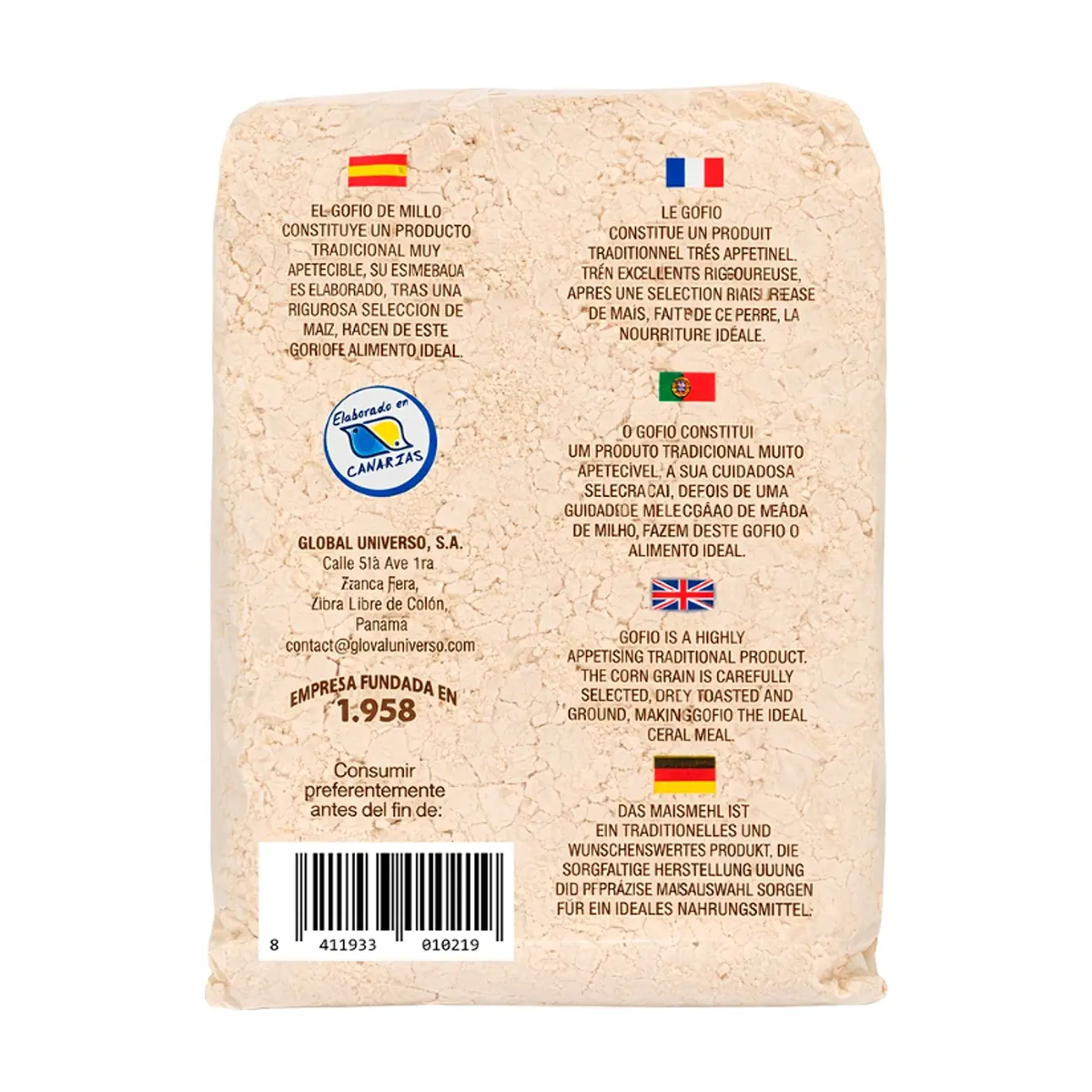 Gofio de millo Rayan (1 kg / 2.2 lb) - Thumbnail 2