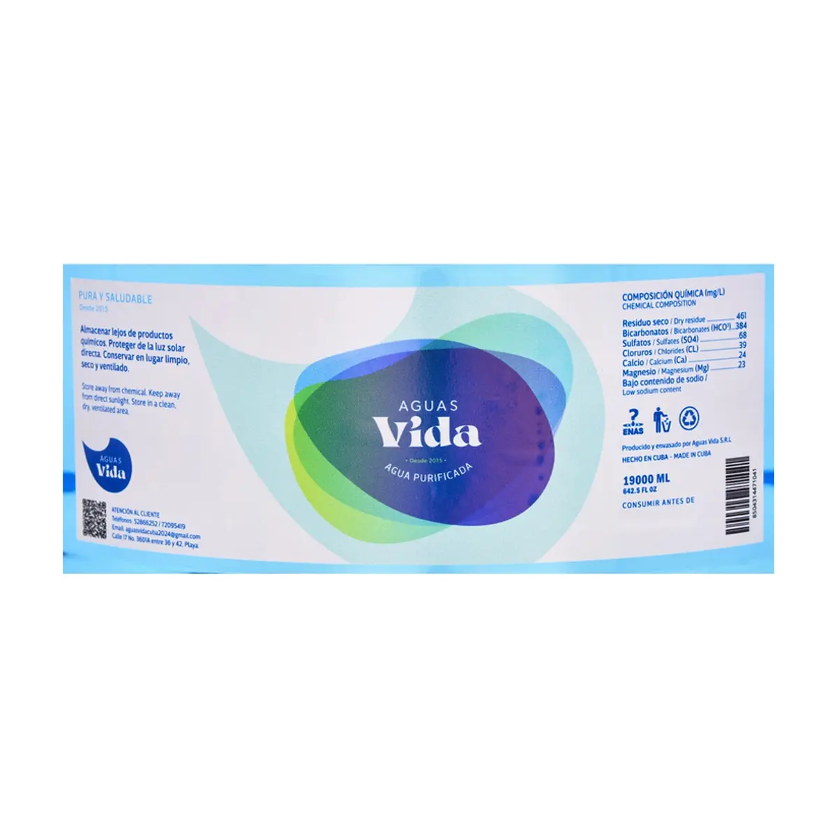 Botellón con agua purificada Aguas Vida (19 L) - Thumbnail 3