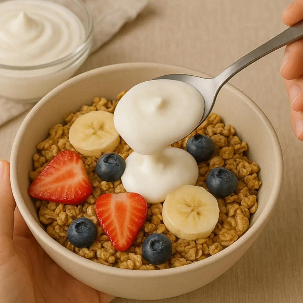 Yogurt probiótico de coágulo sabor natural Alask (4 L) - Thumbnail 4