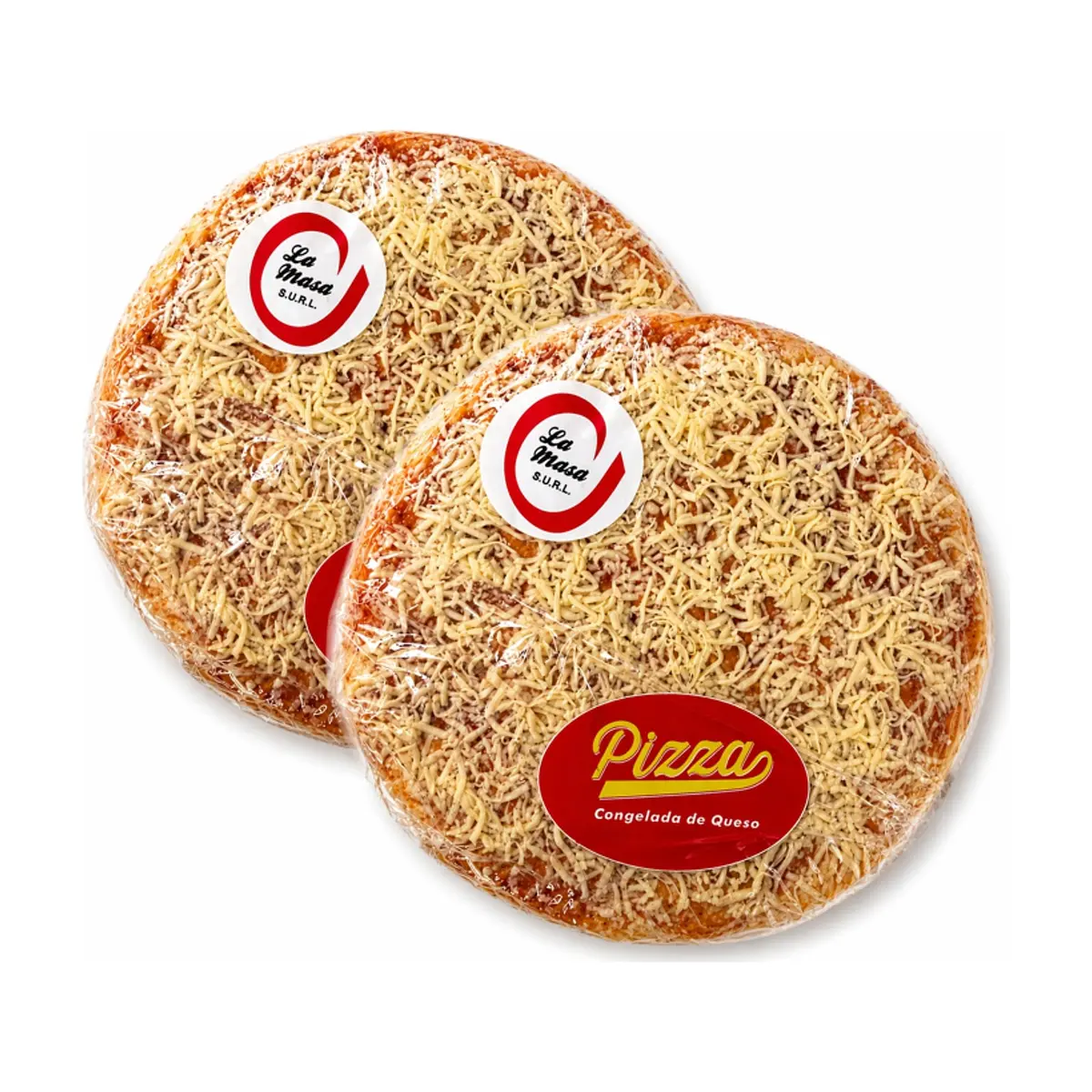 Combo: Pizza de queso precocida congelada (2 x 20 cm)