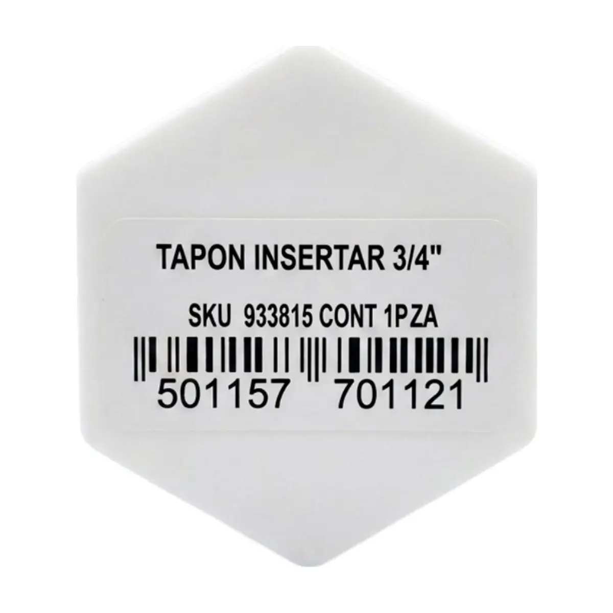 Tapón de inserción PVC - 3/4 pulgada - Aqua-Q - Thumbnail 3