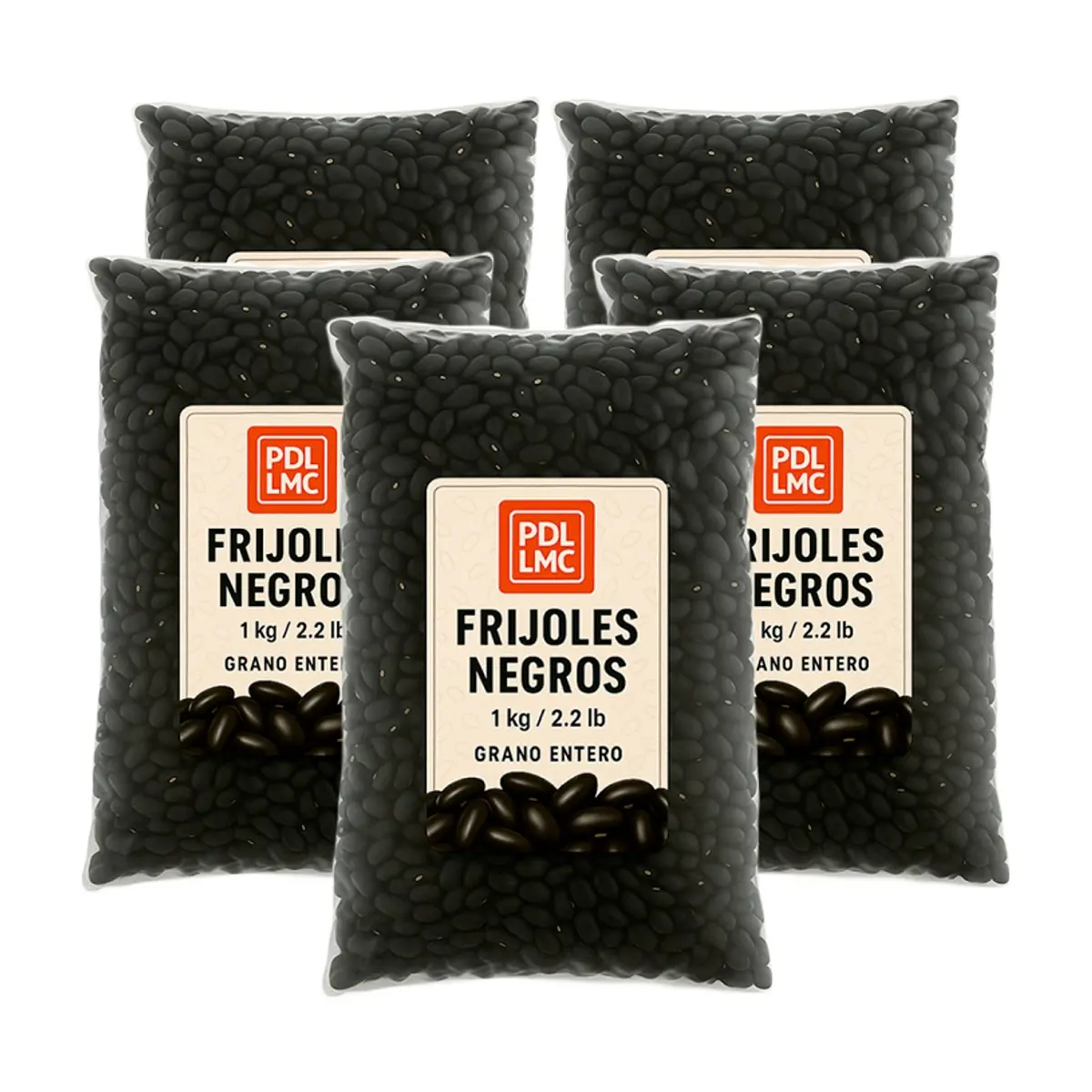 Frijoles negros (5 x 1 kg / 2.2 lb)