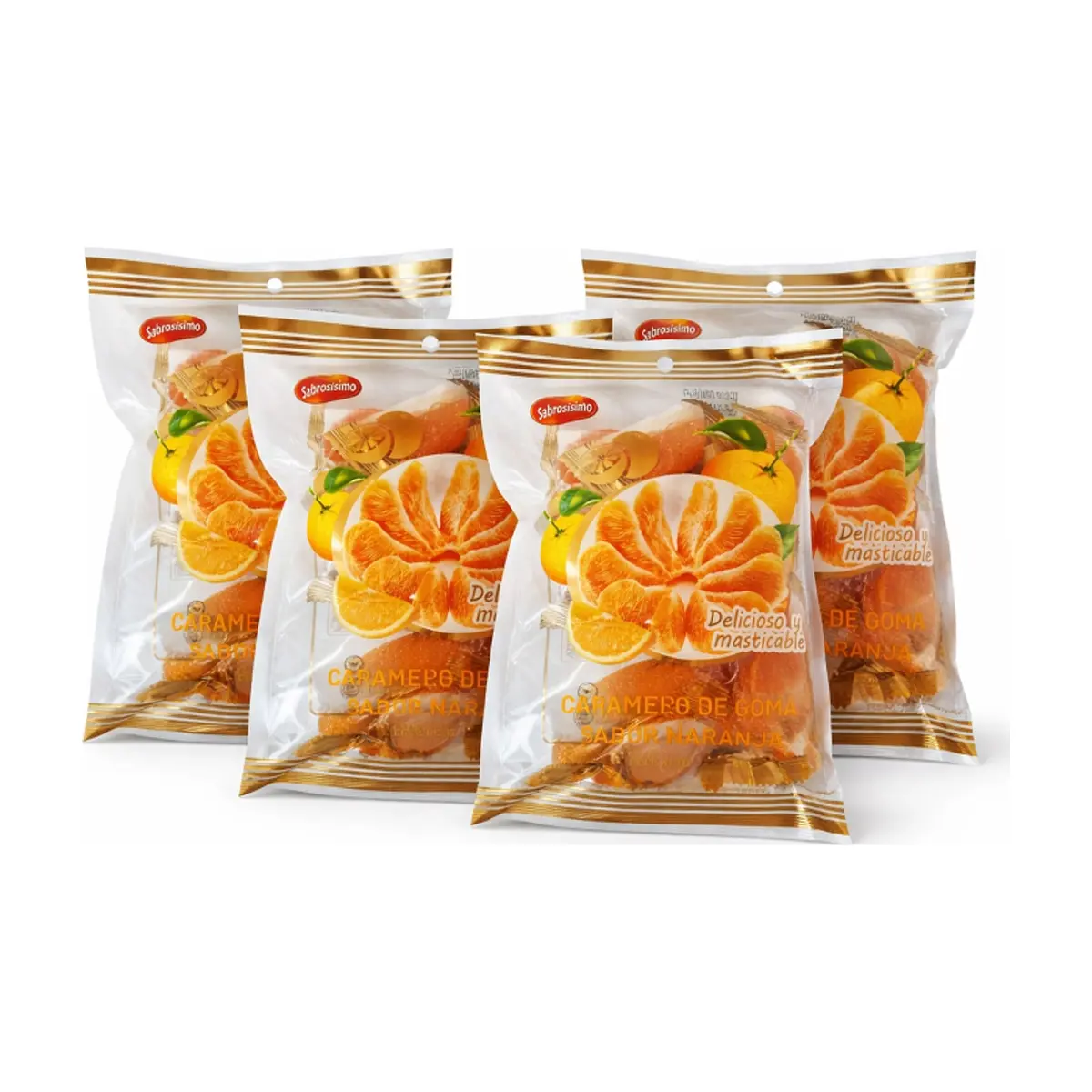 Combo caramelo de goma sabor naranja (4 x 208 g / 7.3 oz) - Miniatura 1