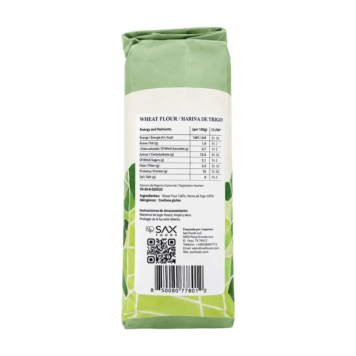 Harina de trigo natural Gran Sabor (1 kg / 2.2 lb) - Miniatura 3