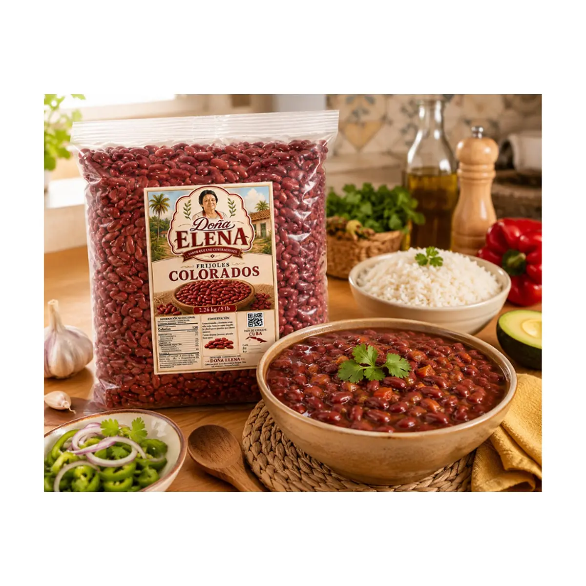 Frijoles colorados Doña Elena (2.26 kg / 5 lb) - Thumbnail 3