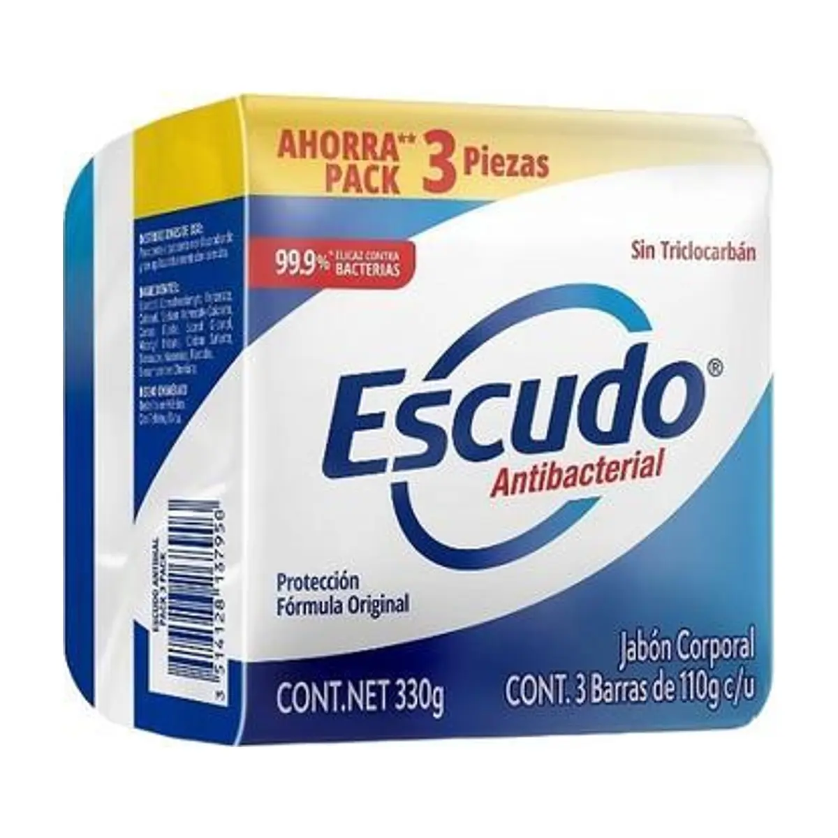 Jabón Escudo Azul (3u x 110g) AHORRAPACK