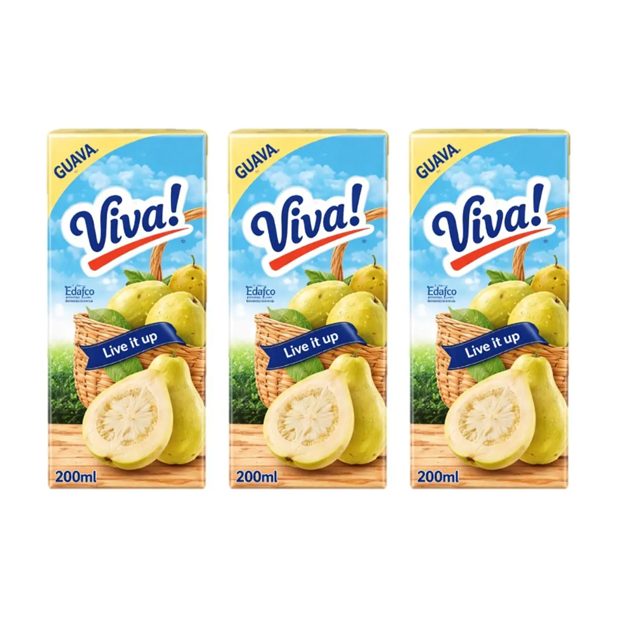 Néctar de guayaba Viva (3 x 200 ml)