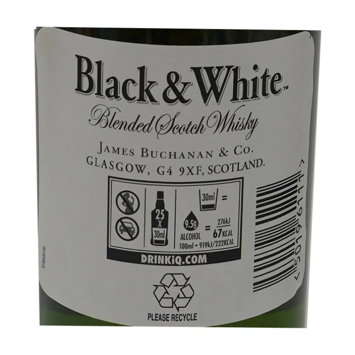 Whisky Black & White (750 ml) - Thumbnail 4
