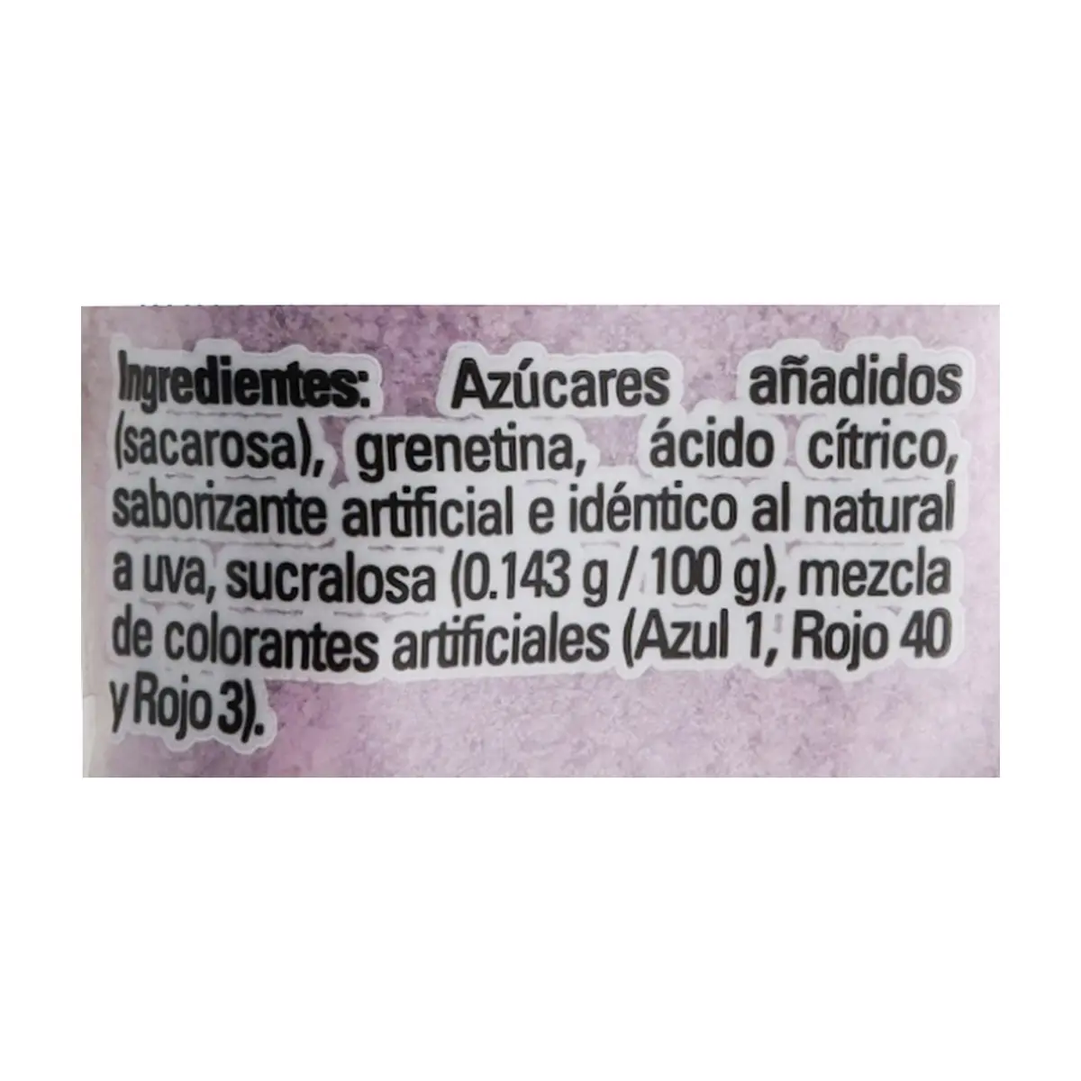 Polvo para preparar gelatina de agua sabor uva Aurrera (120 g / 4.2 oz) - Thumbnail 2