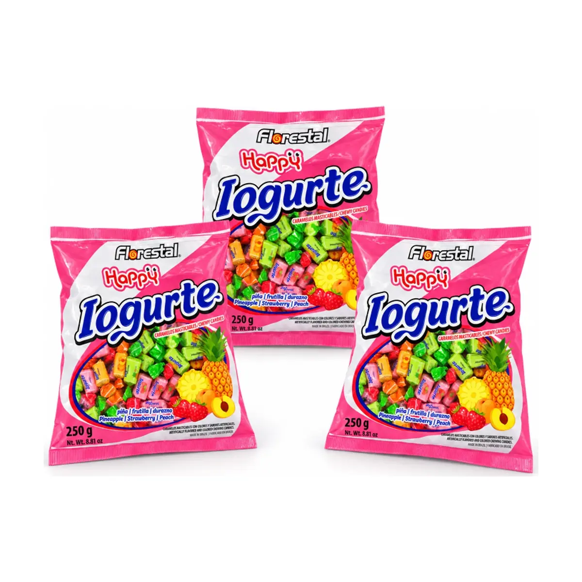 Paquete de caramelos masticables aromatizados Florestal (3 x 250 g / 8.81 oz) - Miniatura 1