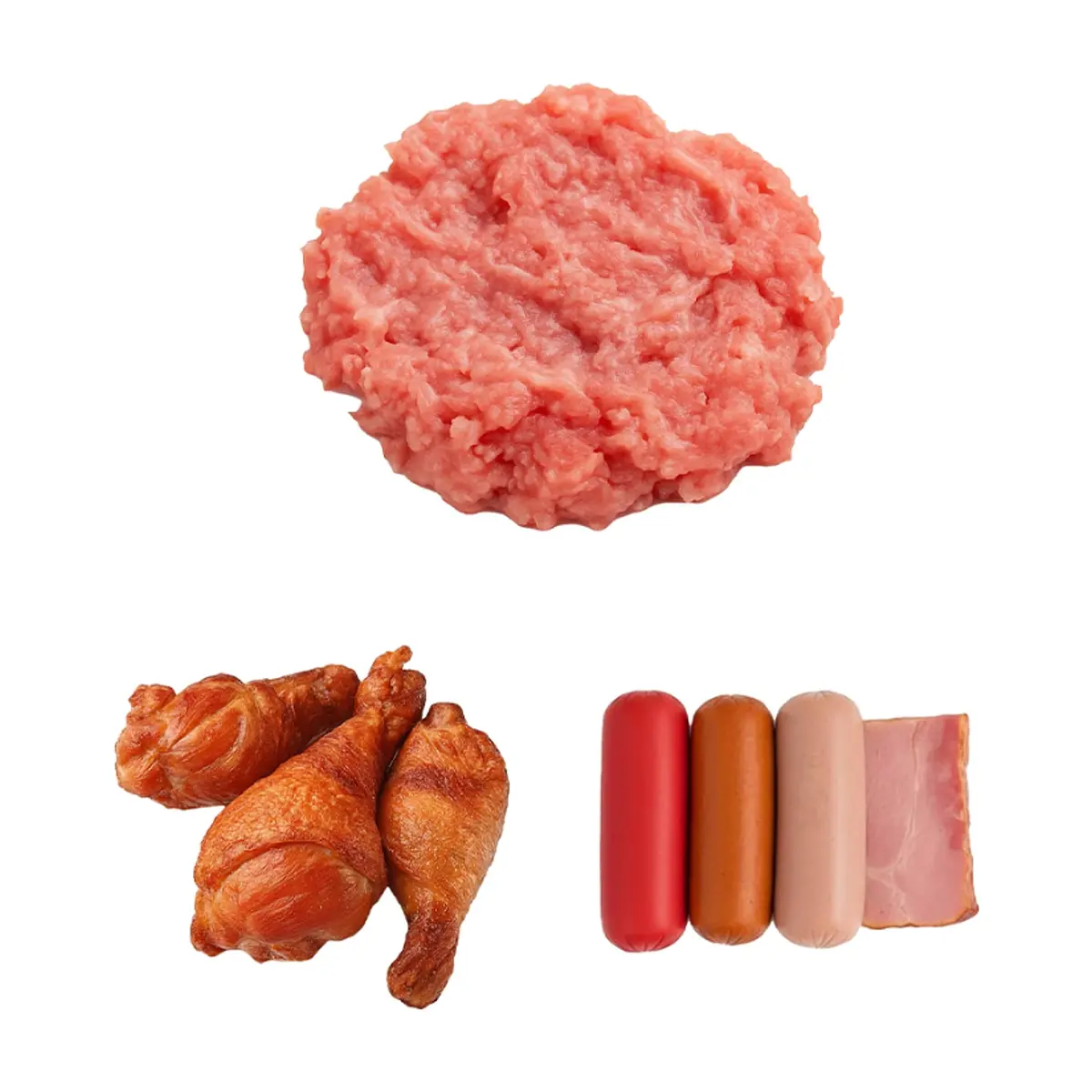 Muslos de pollo al carbon + masa de hamburguesa + potajin - Thumbnail 3